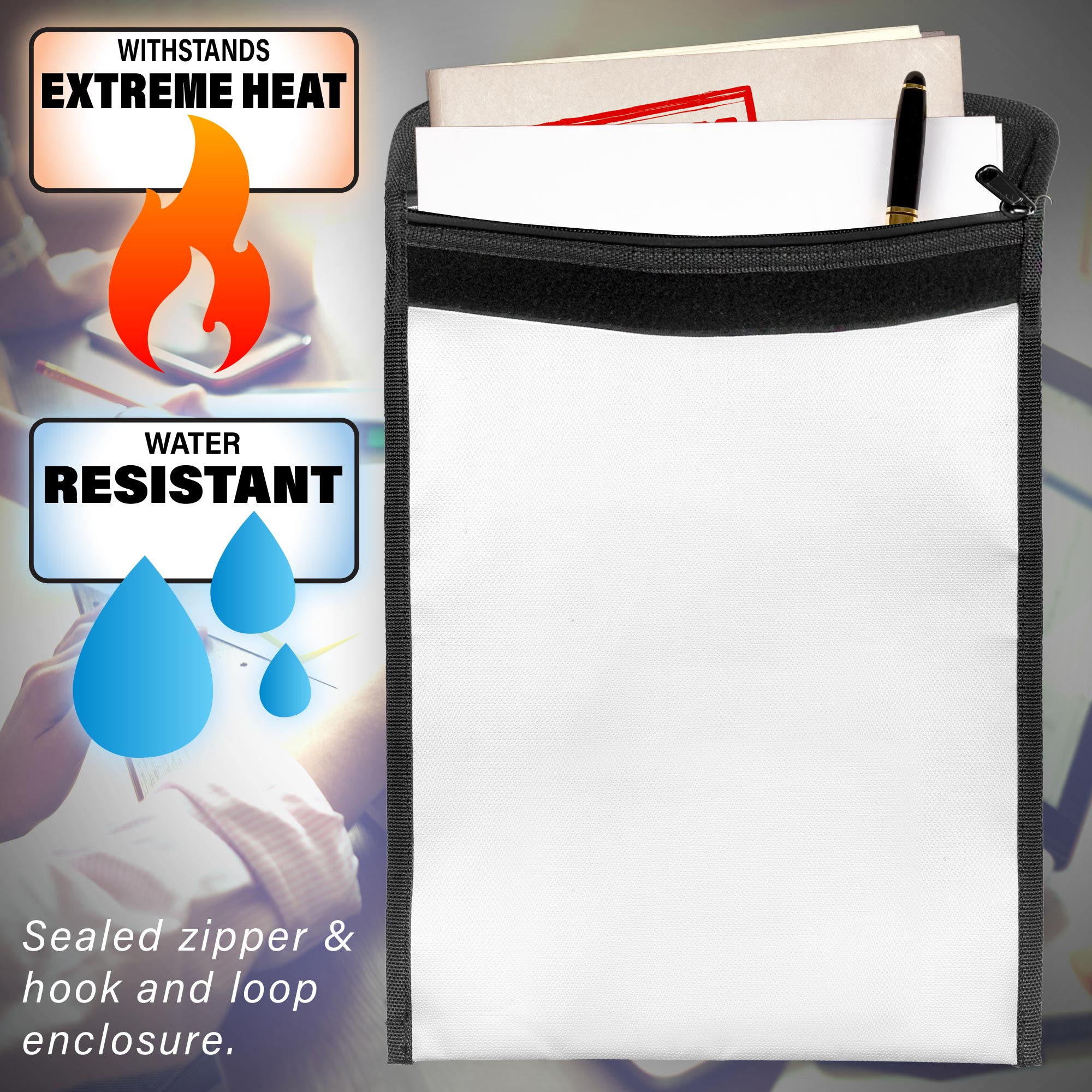 Picture of Fire and Water Resistant Document Bag (10 Weeks)