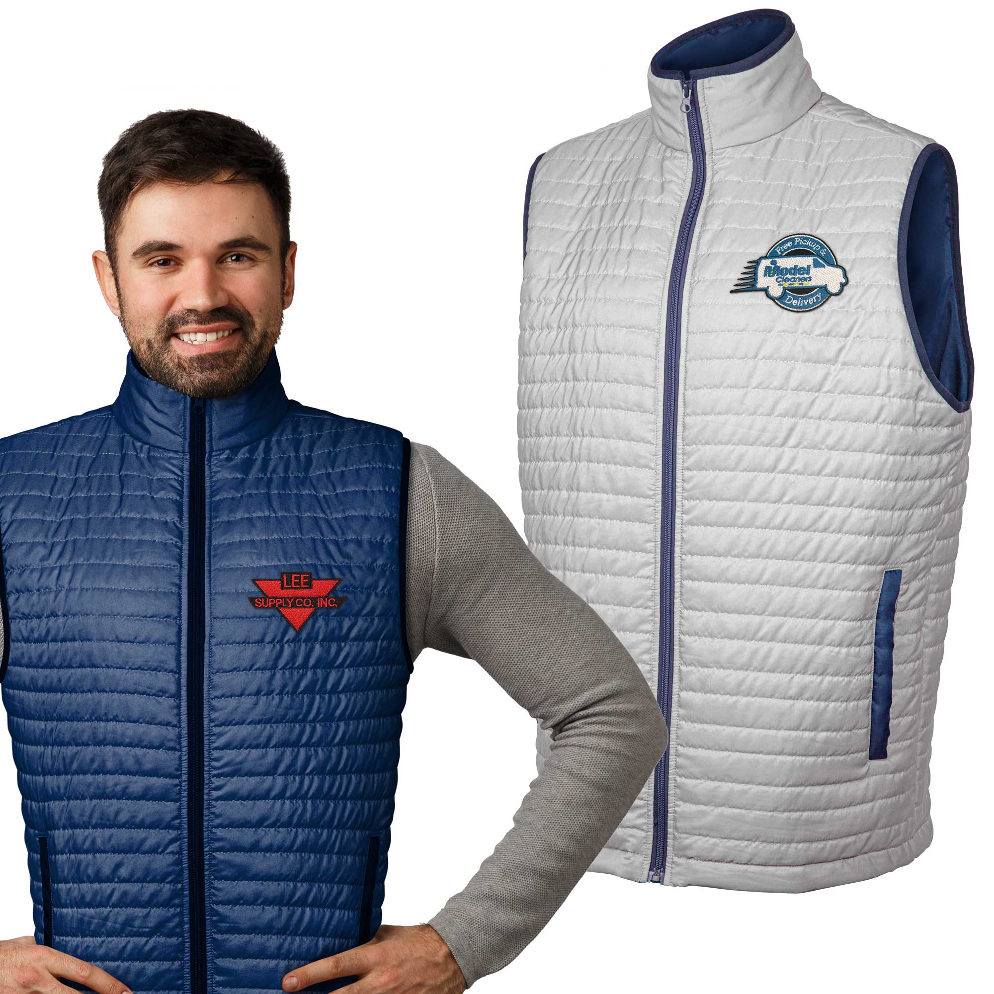 Picture of Unisex Puffer Vest - 100% Polyester (Ocean, 10-11 Weeks)