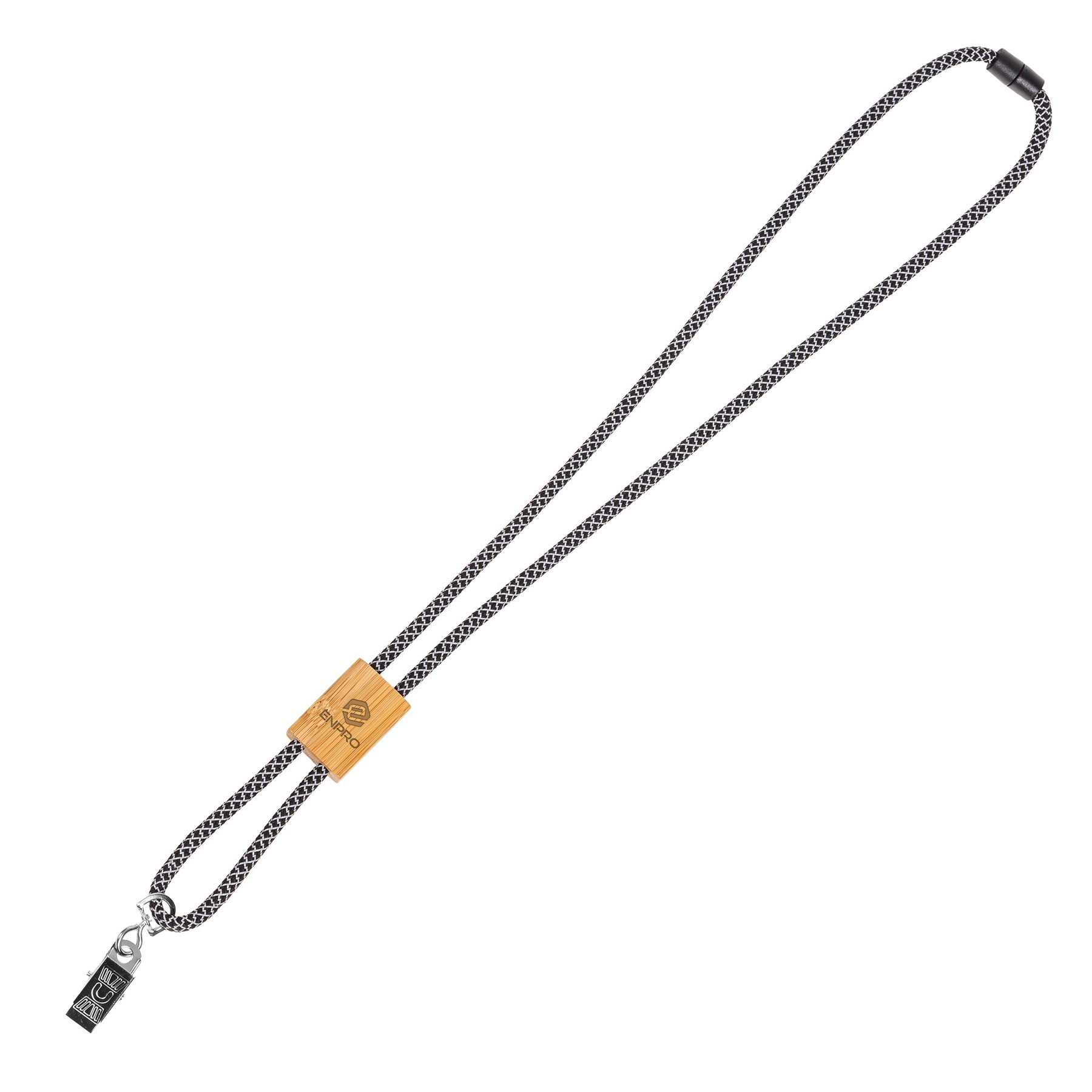 Picture of Braided Rope Lanyard with Bamboo Adjuster