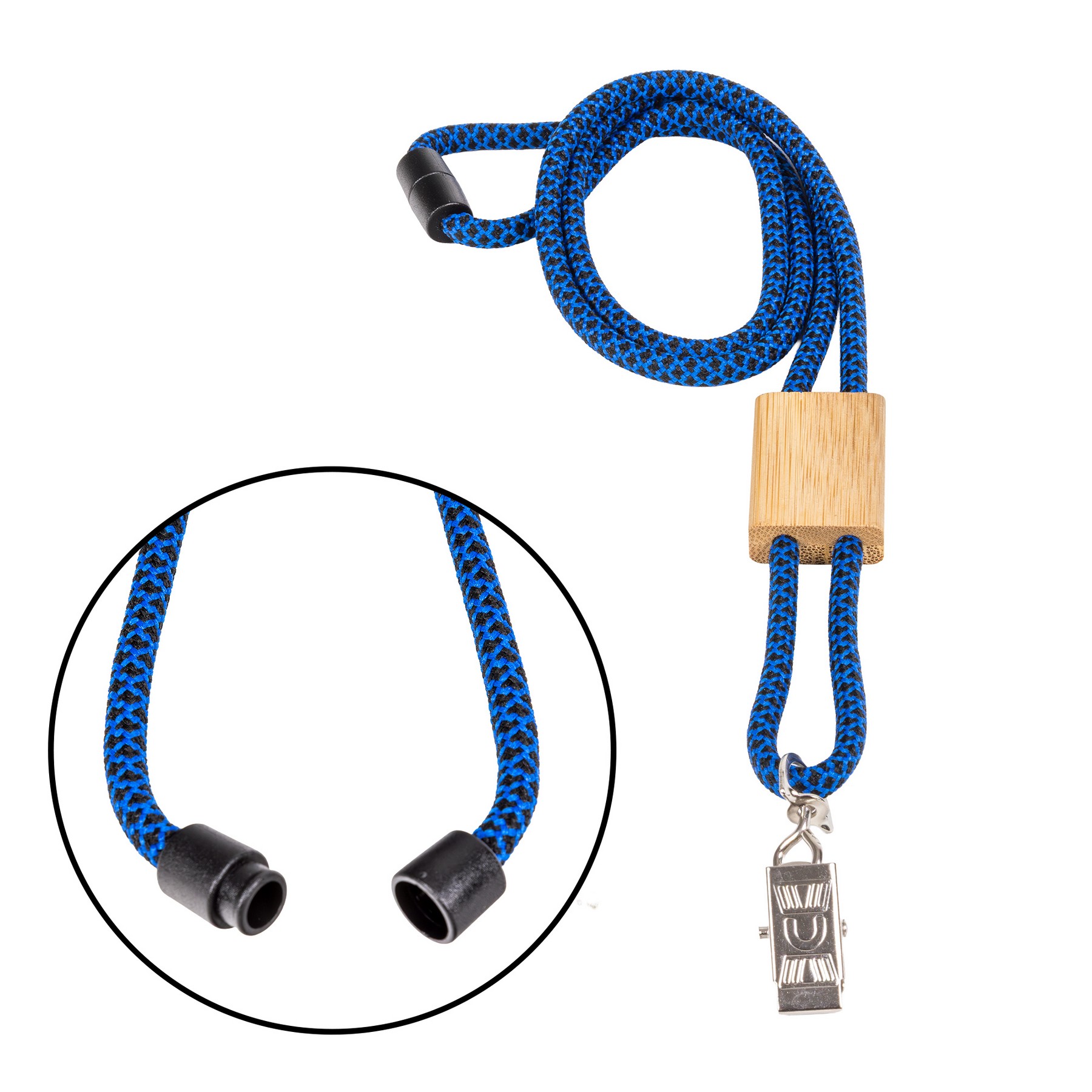 Picture of Braided Rope Lanyard with Bamboo Adjuster