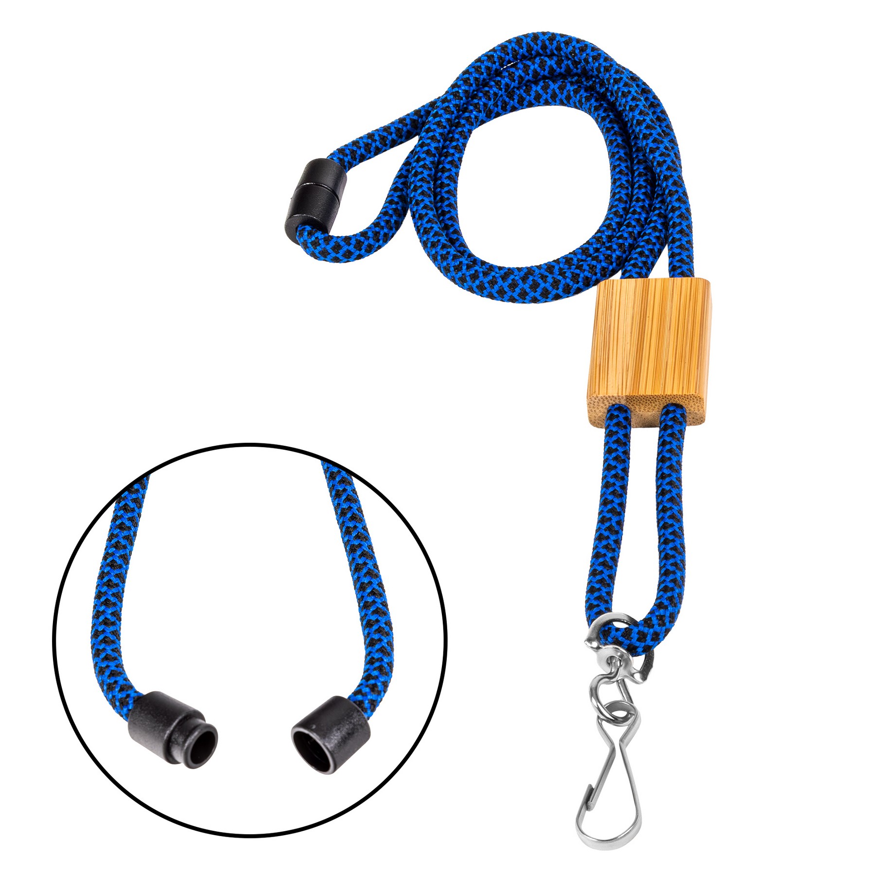 Picture of Braided Rope Lanyard with Bamboo Adjuster