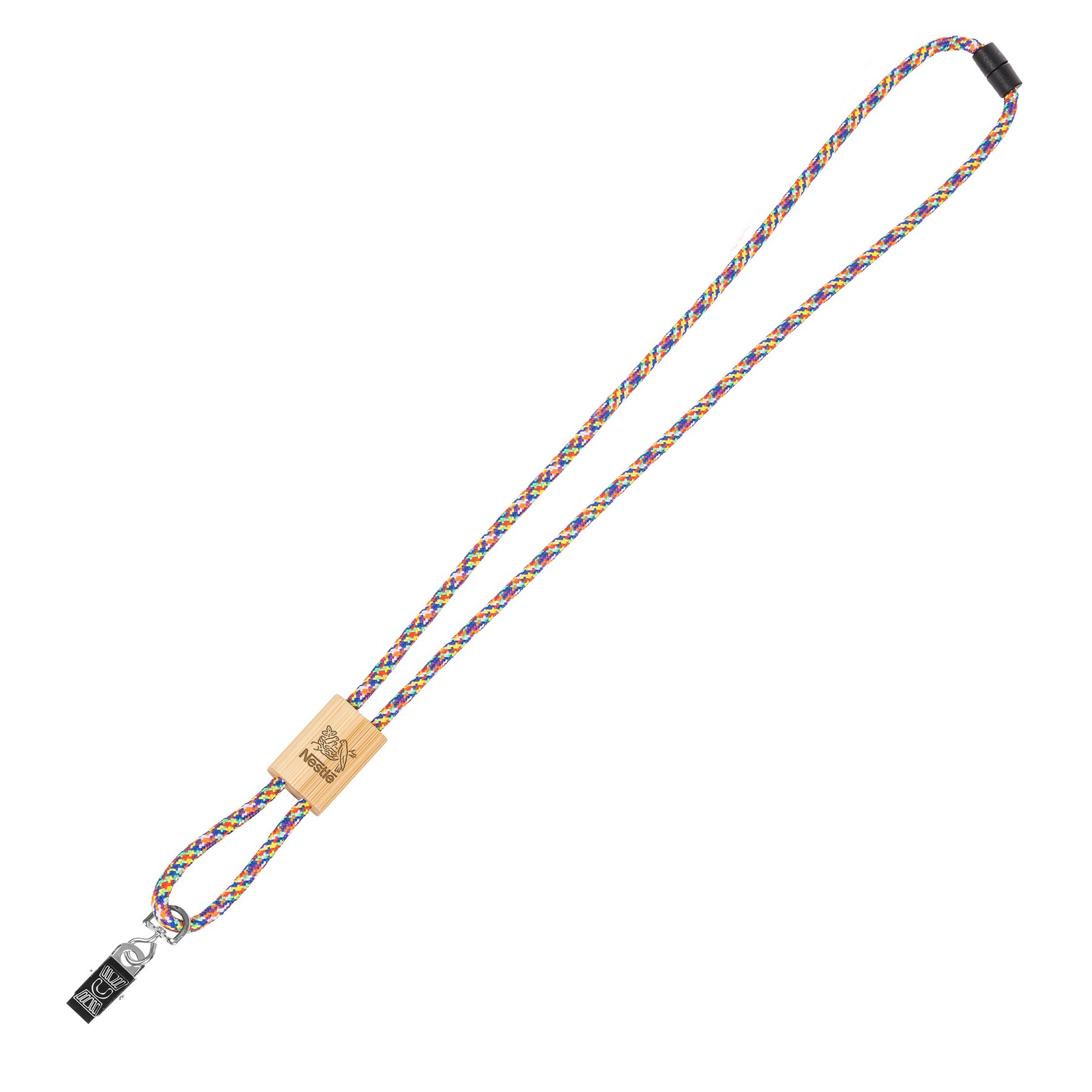 Picture of Braided Rope Lanyard with Bamboo Adjuster