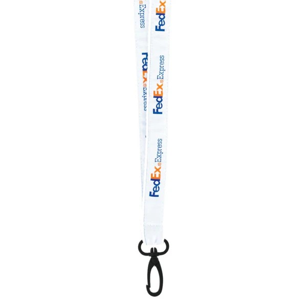 Picture of 3/4" Woven Text Lanyard (QuickShip) 5-6 Weeks