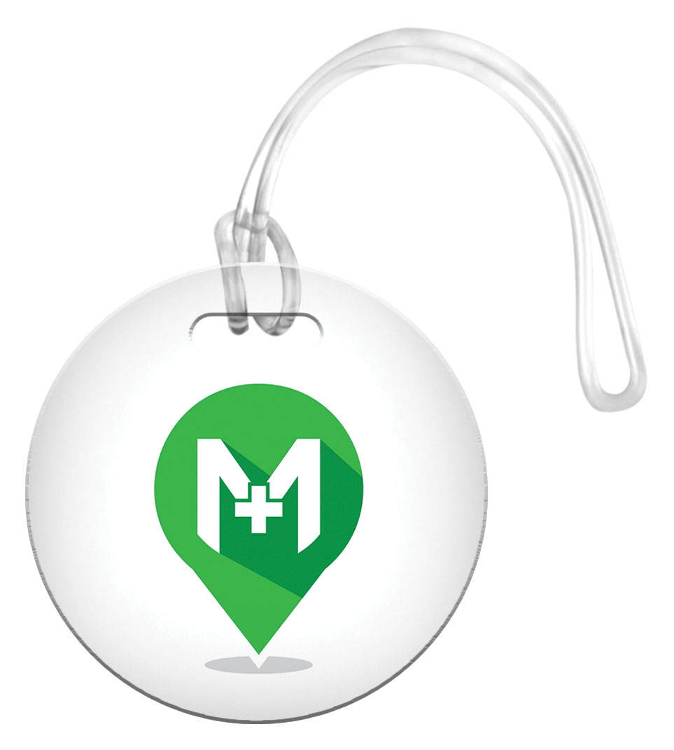 Picture of Digital Mini Round Bag Tag (2"x2")