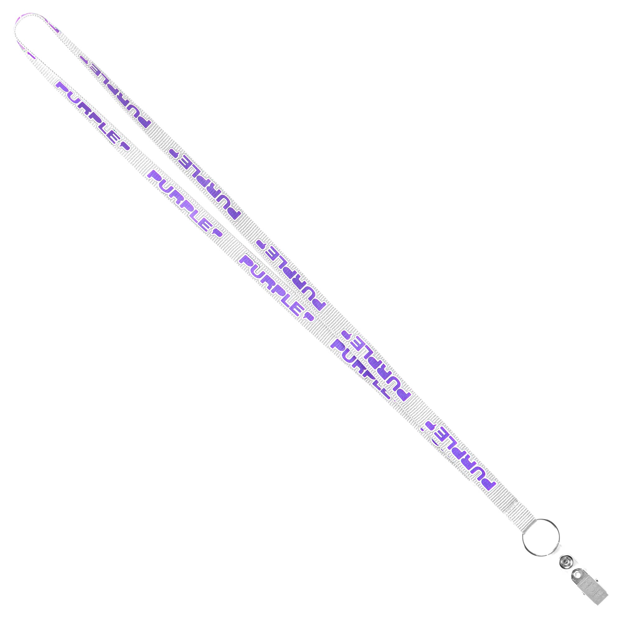 Picture of 1/2" Recycled Econo Lanyard (Factory Direct) 10-12 Weeks Ocean
