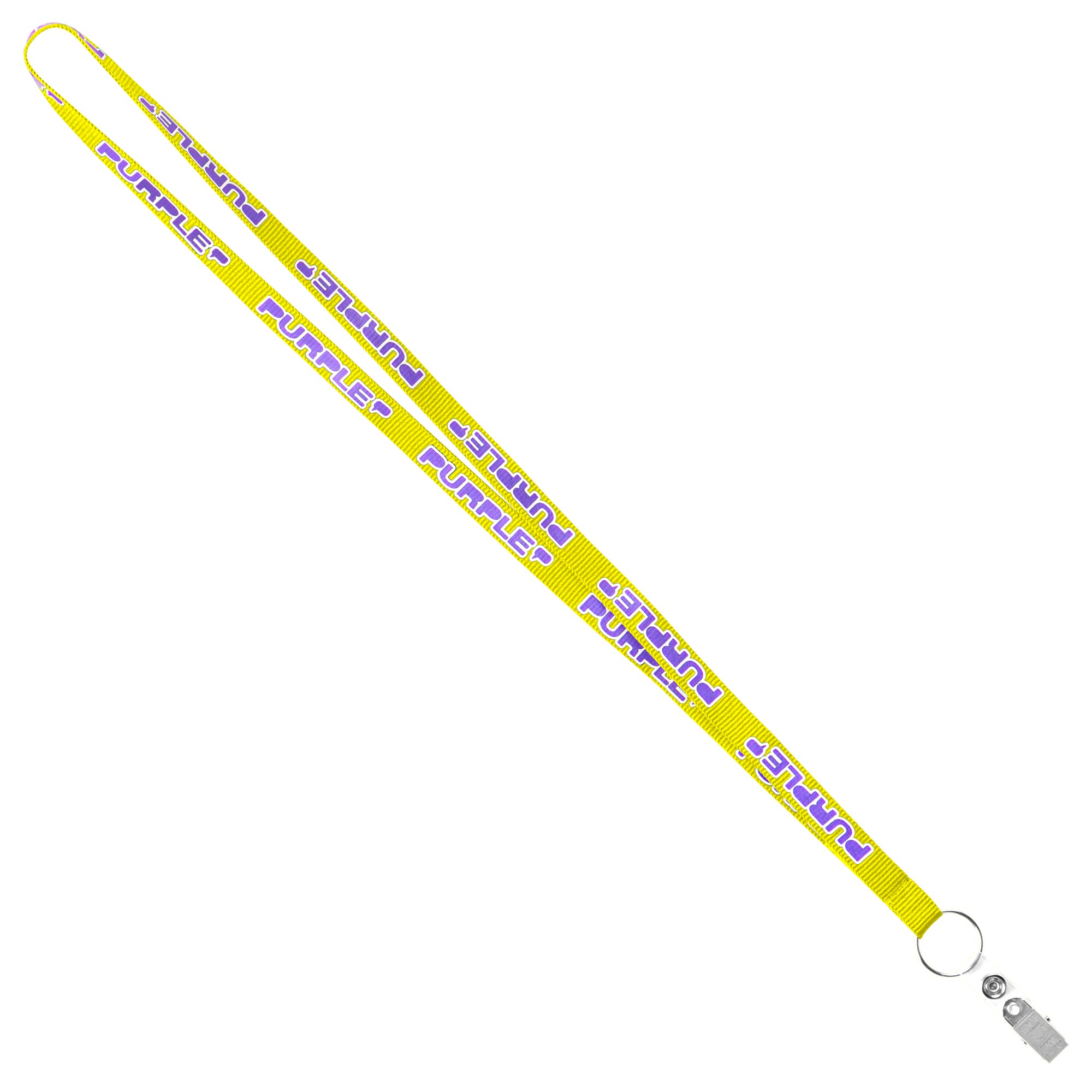 Picture of 1/2" Recycled Econo Lanyard (Factory Direct) 10-12 Weeks Ocean