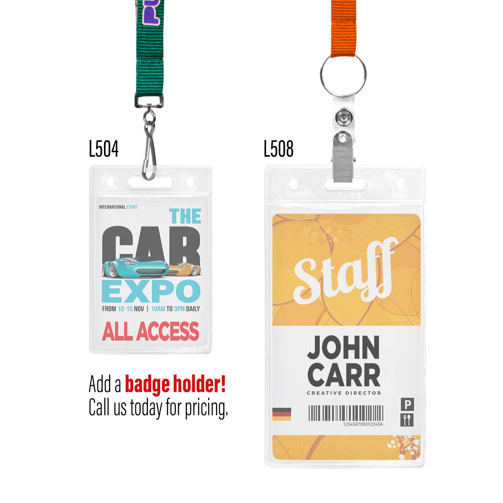 Picture of 1/2" Recycled Econo Lanyard (Factory Direct) 10-12 Weeks Ocean