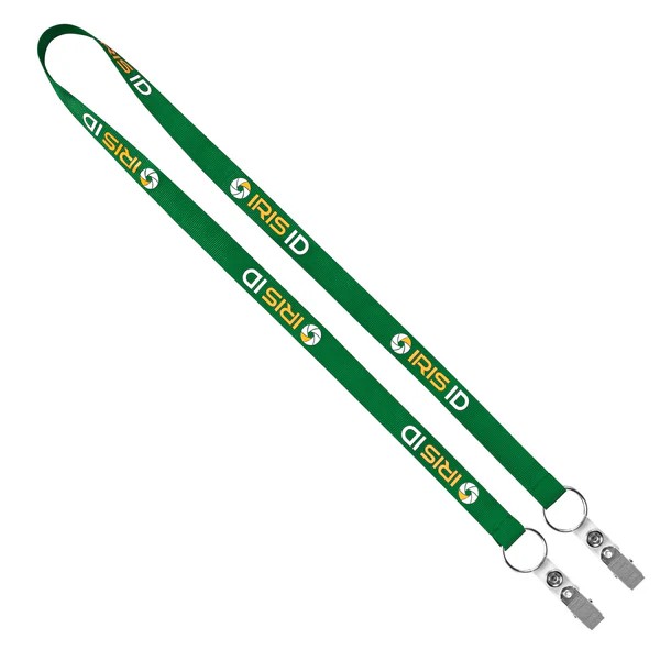 Picture of 3/4" Recycled Econo Dual Attachment Lanyard
