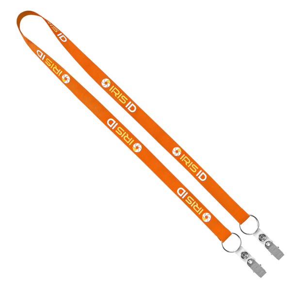 Picture of 3/4" Recycled Econo Dual Attachment Lanyard