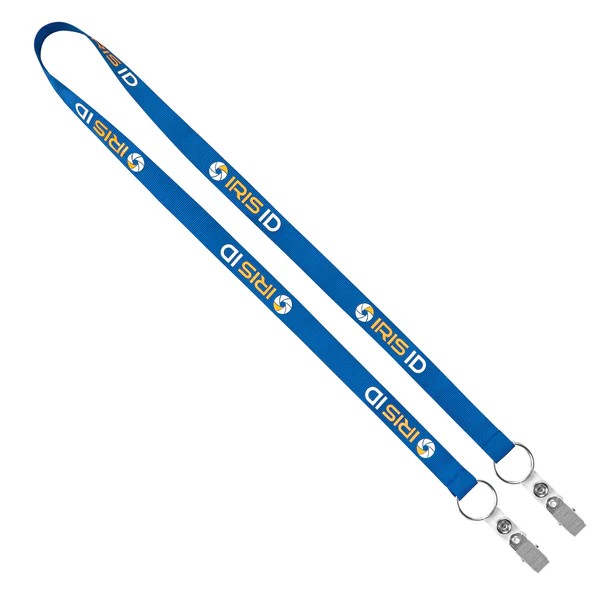 Picture of 3/4" Recycled Econo Dual Attachment Lanyard