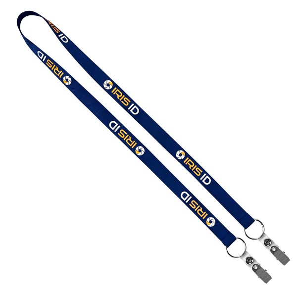Picture of 3/4" Recycled Econo Dual Attachment Lanyard