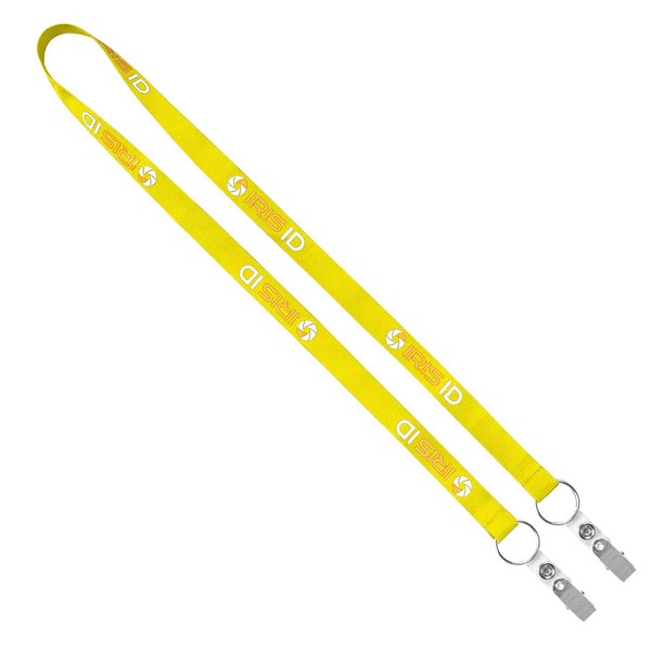 Picture of 3/4" Recycled Econo Dual Attachment Lanyard