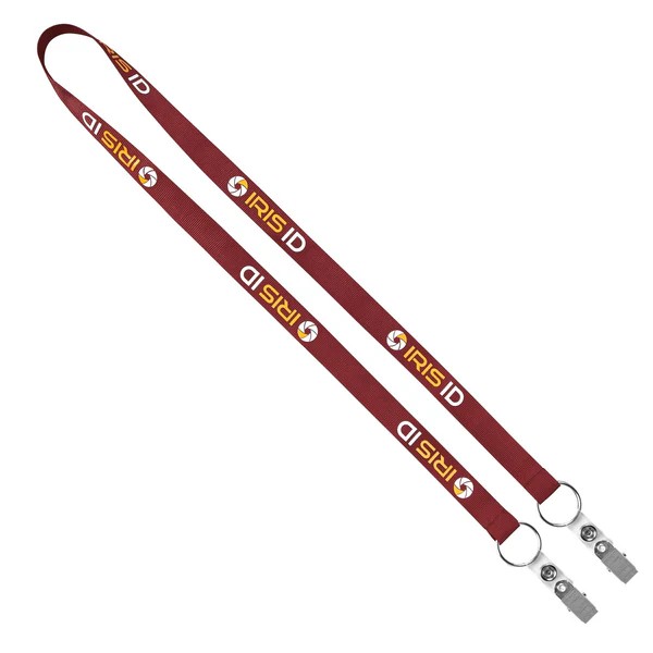 Picture of 3/4" Recycled Econo Dual Attachment Lanyard