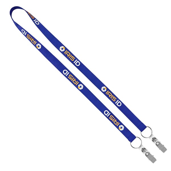 Picture of 3/4" Recycled Econo Dual Attachment Lanyard