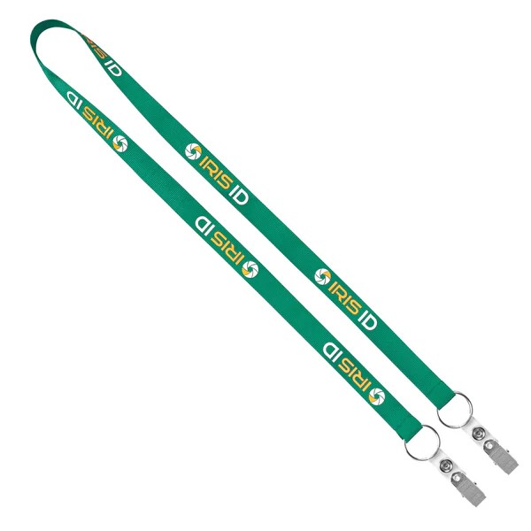 Picture of 3/4" Recycled Econo Dual Attachment Lanyard