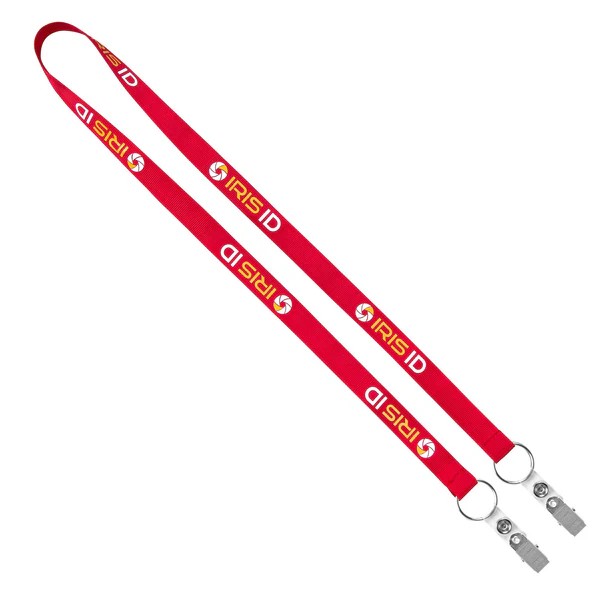 Picture of 3/4" Recycled Econo Dual Attachment Lanyard