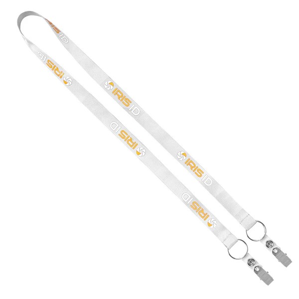 Picture of 3/4" Recycled Econo Dual Attachment Lanyard