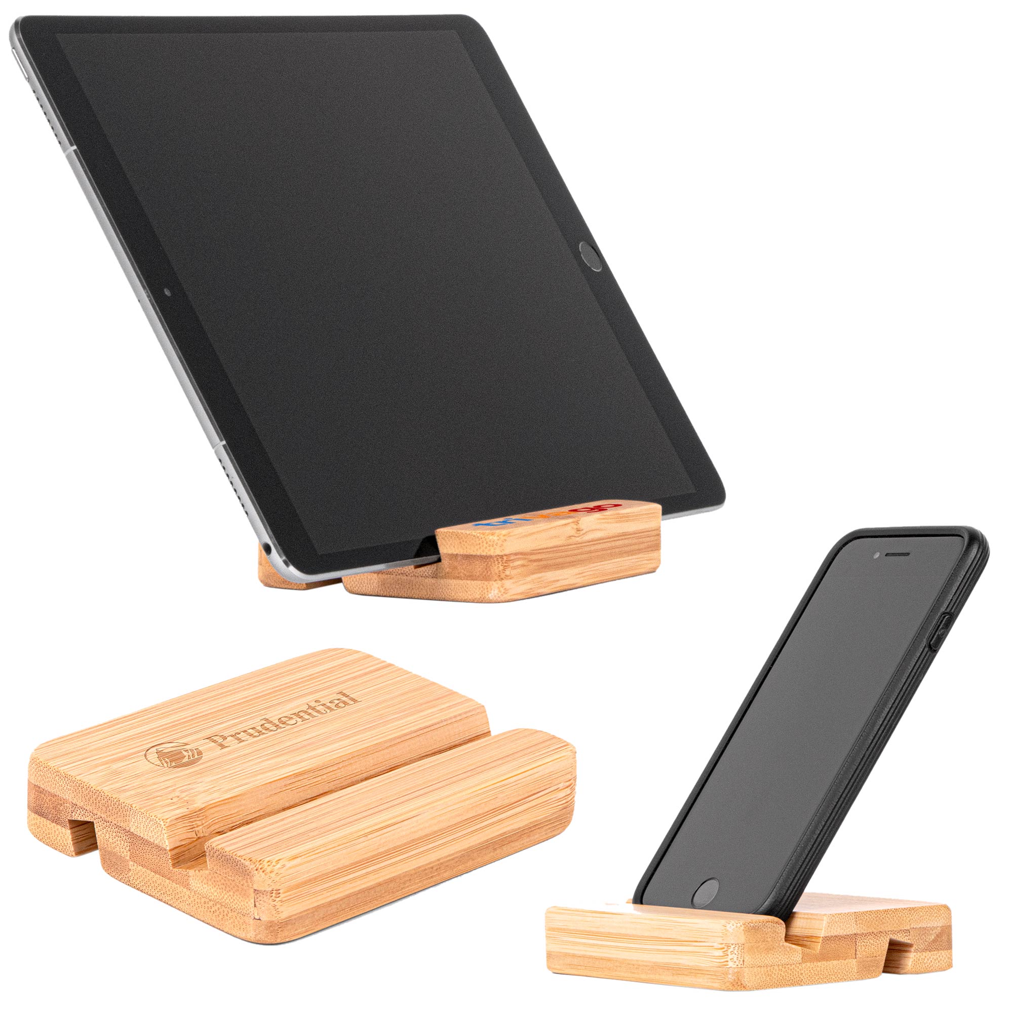 Picture of The Bamboo Dual Tablet and Mobile Device Holder