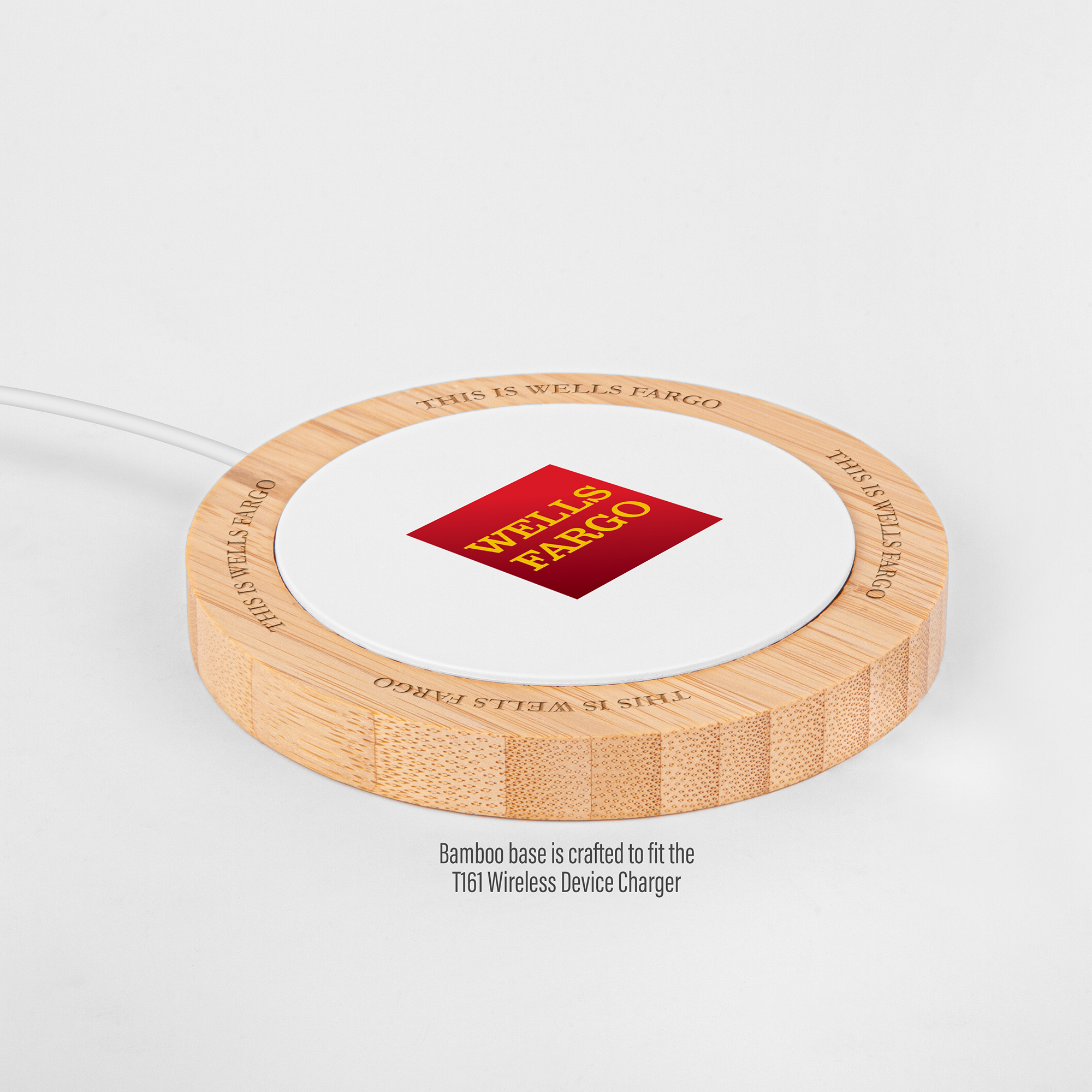 Picture of The Shreveport Wireless Charger And Bamboo Base