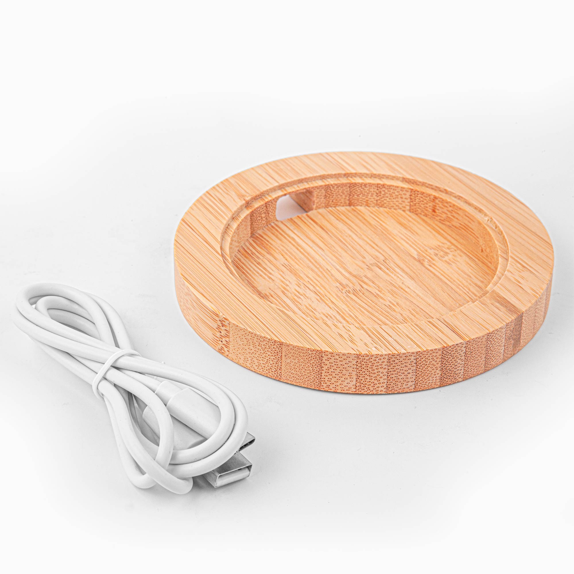 Picture of The Shreveport Wireless Charger And Bamboo Base