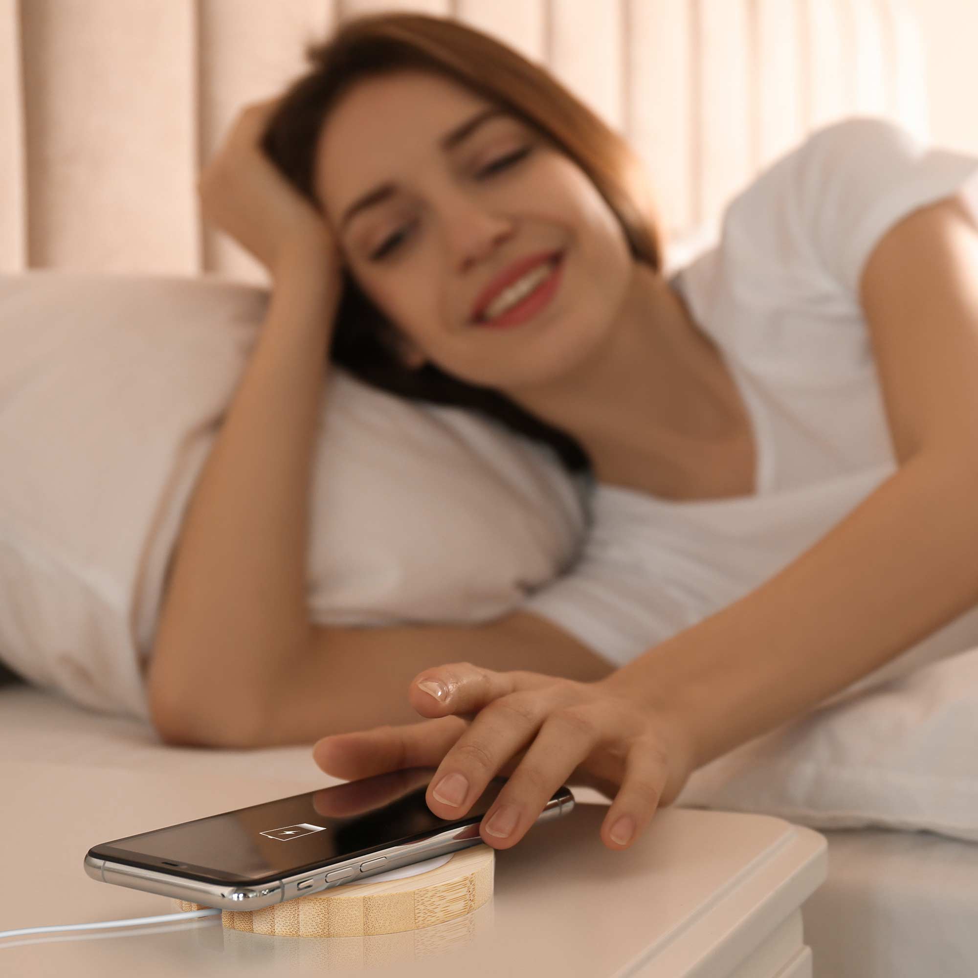 Picture of The Shreveport Wireless Charger And Bamboo Base