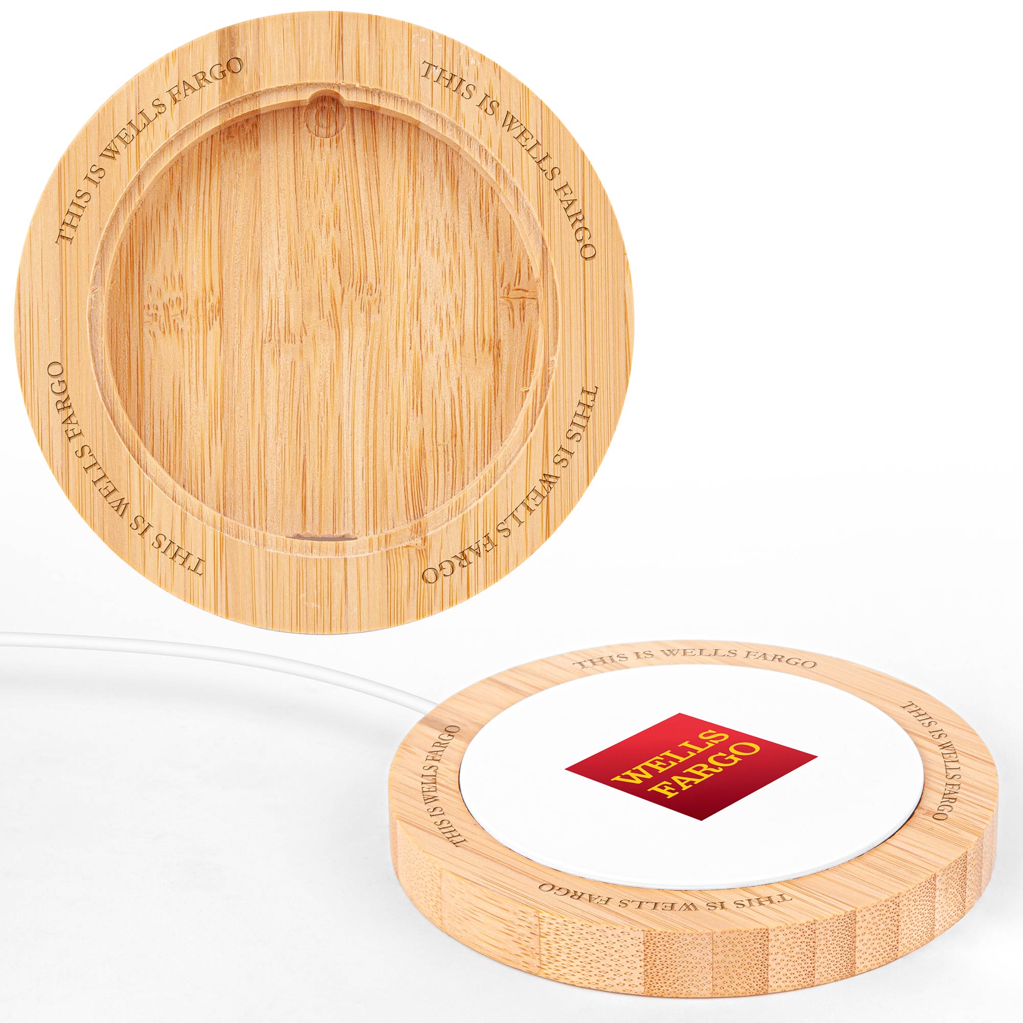 Picture of The Shreveport Wireless Charger And Bamboo Base