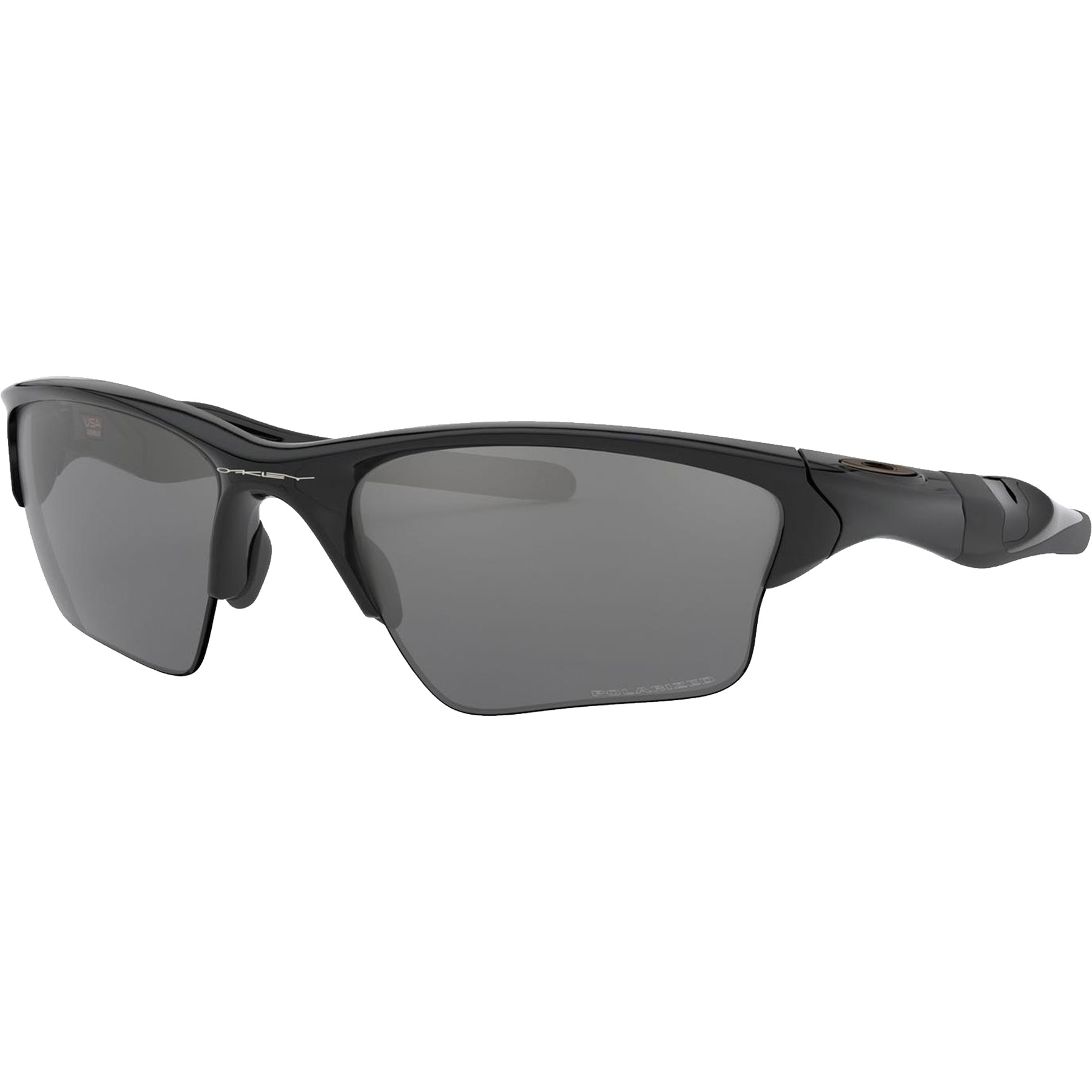 Picture of Oakley Half Jacket 2.0 XL Sunglasses - Polished Black/Black Iridium Polarized
