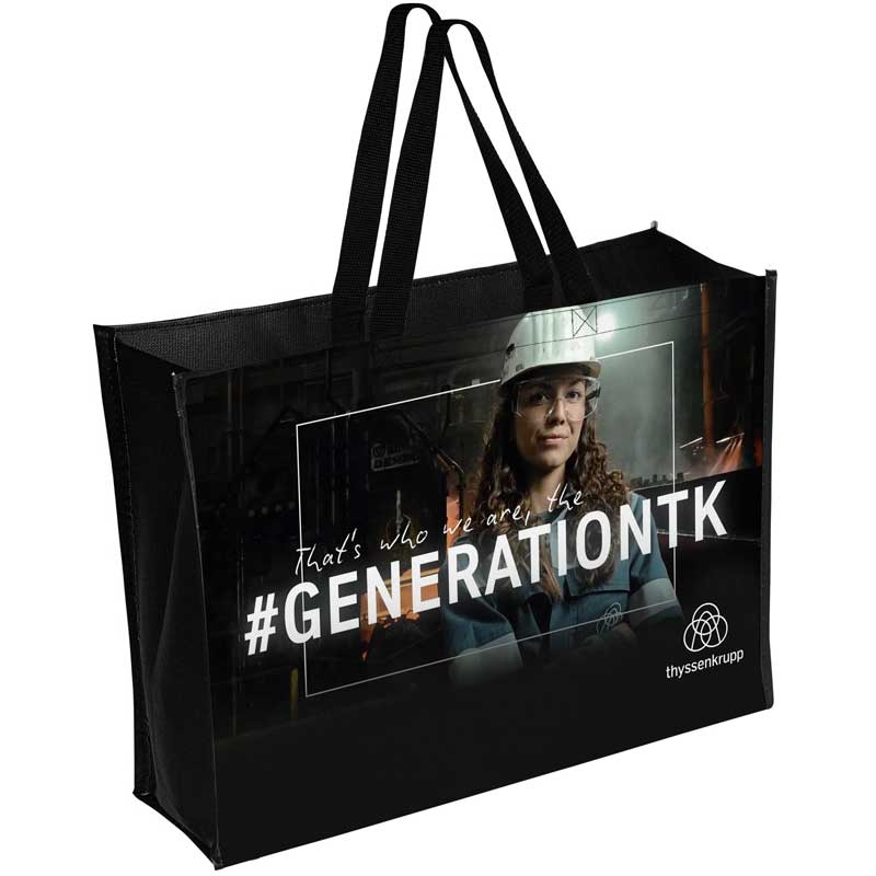 Picture of 20" x 16" Laminated Full Color Tote Bag (10 Weeks Ocean)