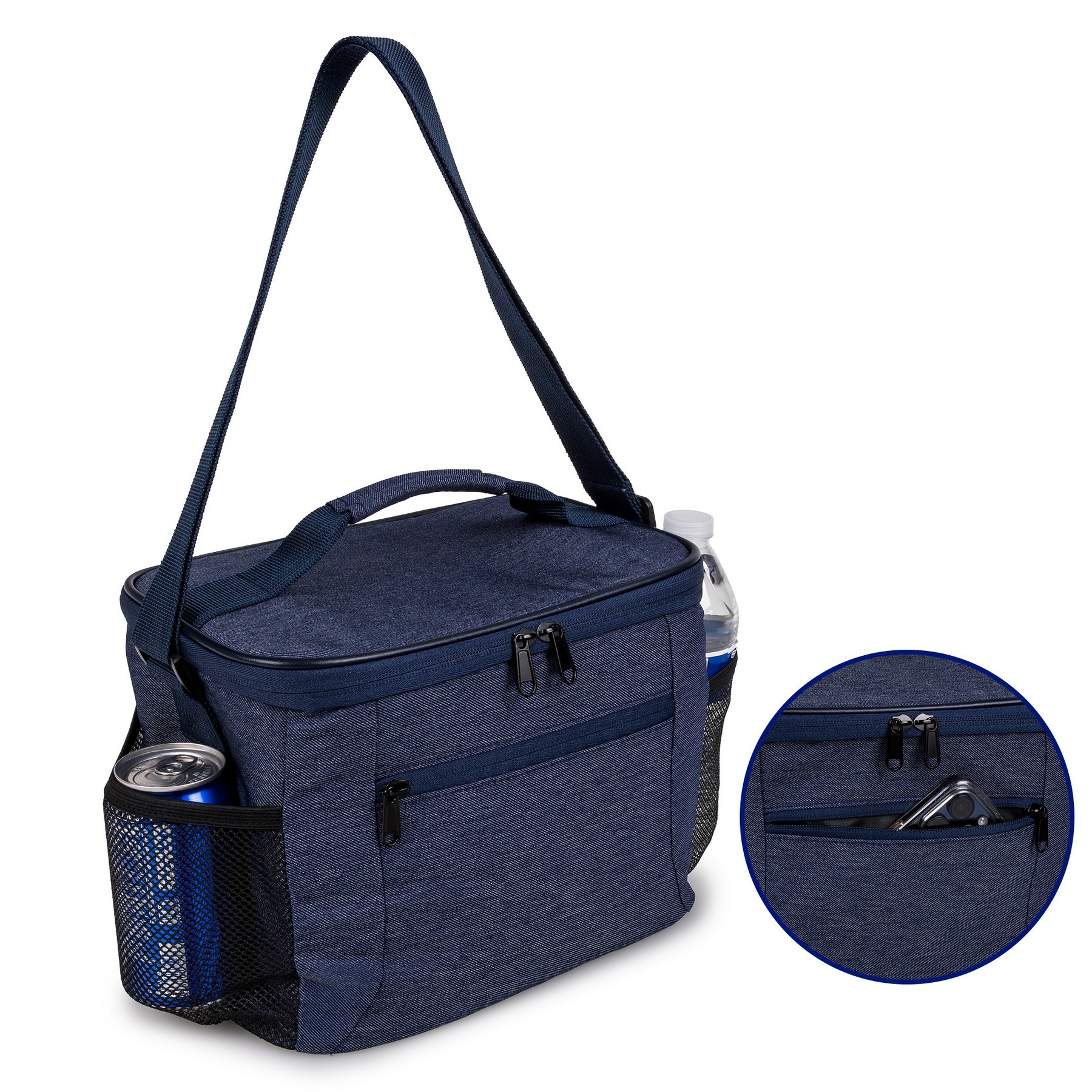 Picture of DenimChill Cooler Bag 8-Can (Factory Direct) 10-12 Weeks