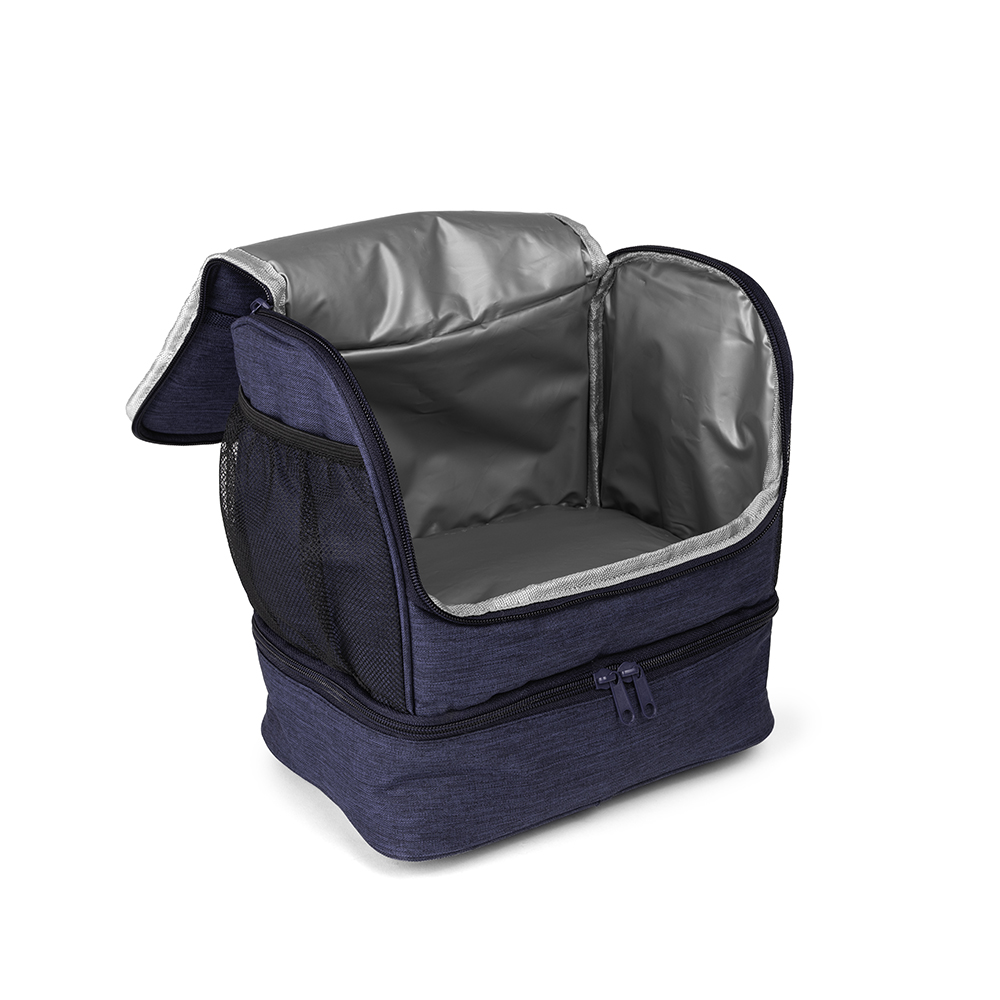 Picture of ChillMate Double Deck Lunch Bag w/Mesh Pockets (Factory Direct) 10-12 Weeks