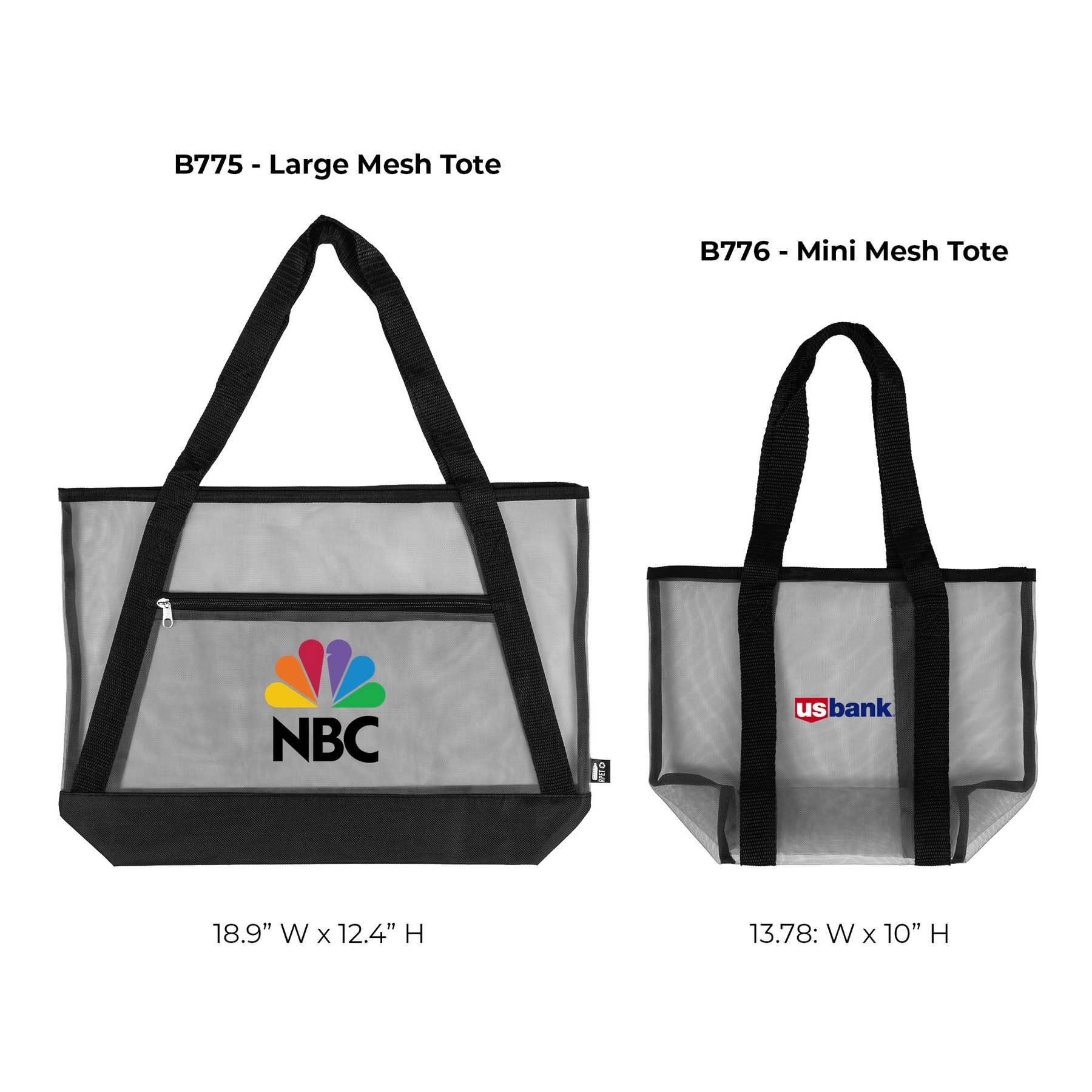 Picture of EcoMini Breeze Mesh Tote (Factory Direct) 10-12 Weeks