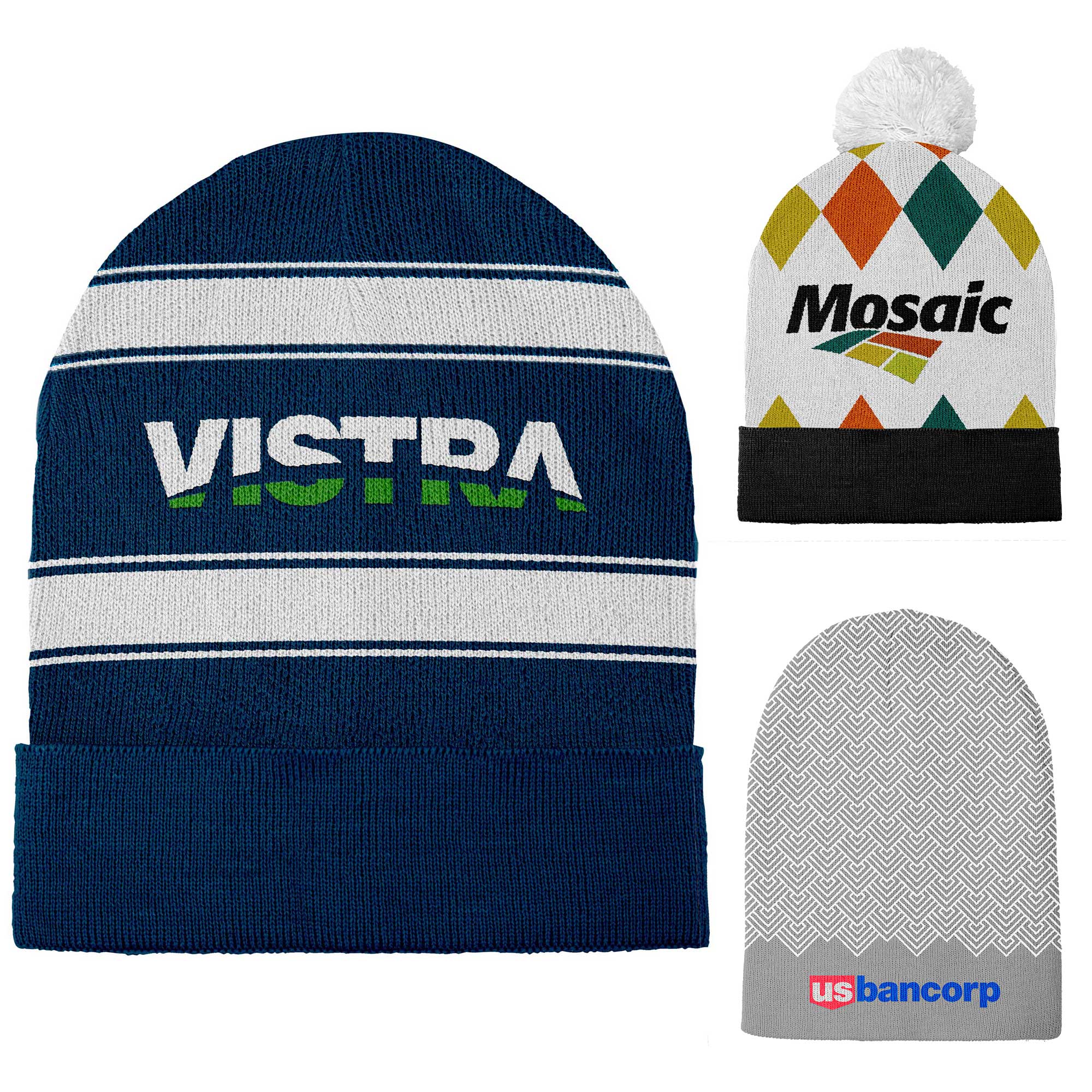 Picture of Adult Jacquard Beanie (10-12 Week Ocean)