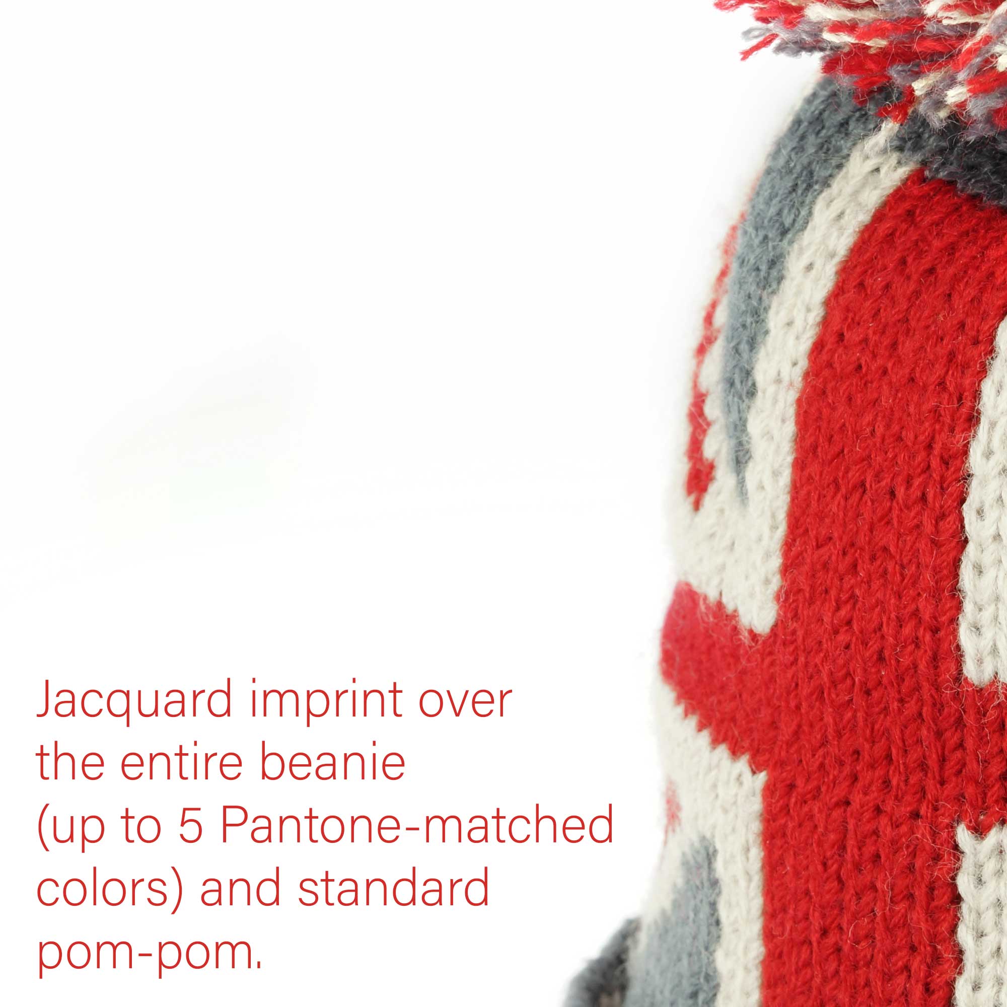 Picture of Jacquard Toboggan Beanie (5-6 Weeks Ocean)