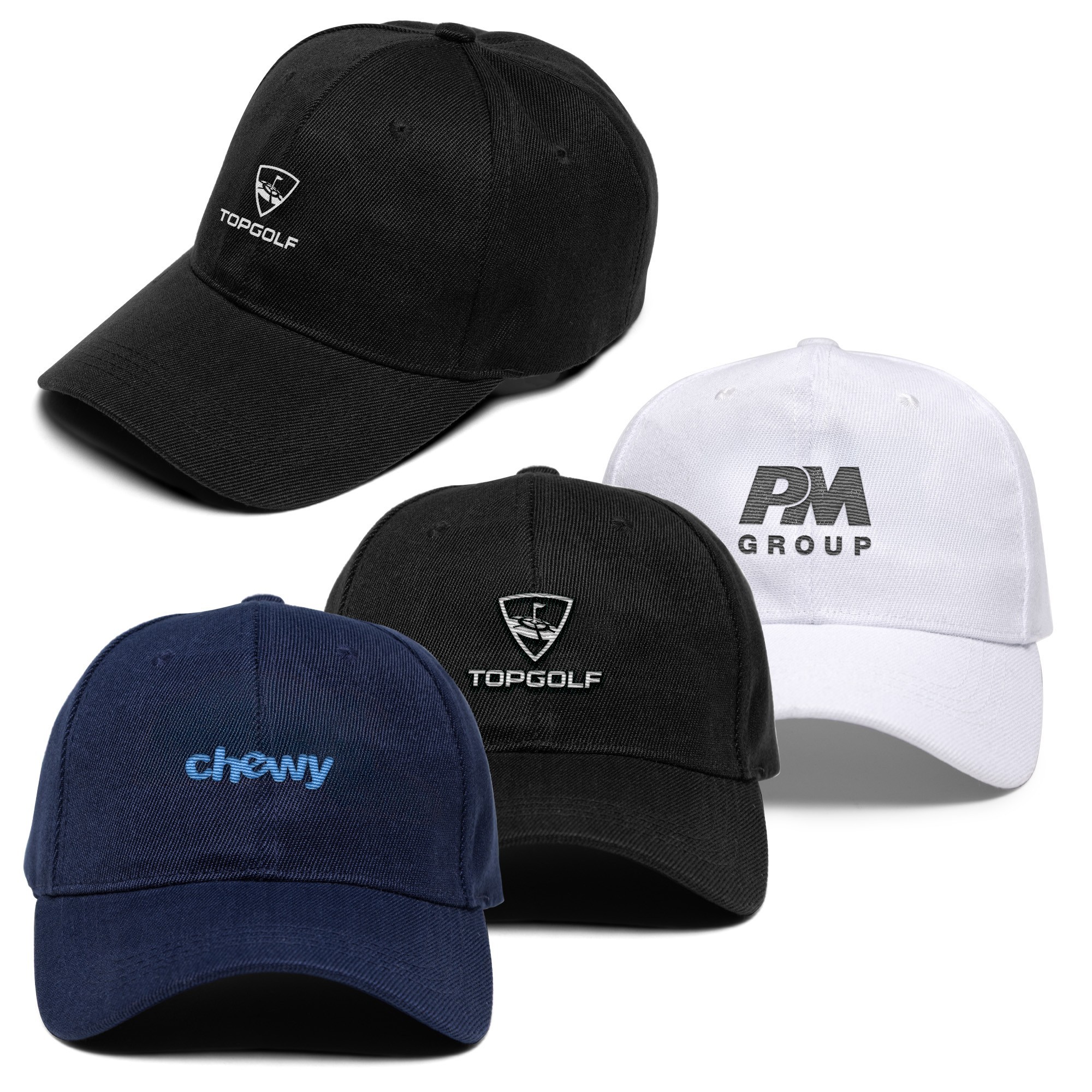 Picture of Promo Poly-Cotton 6 Panel Velcro Strap Baseball Cap (Ocean - 10 Weeks)