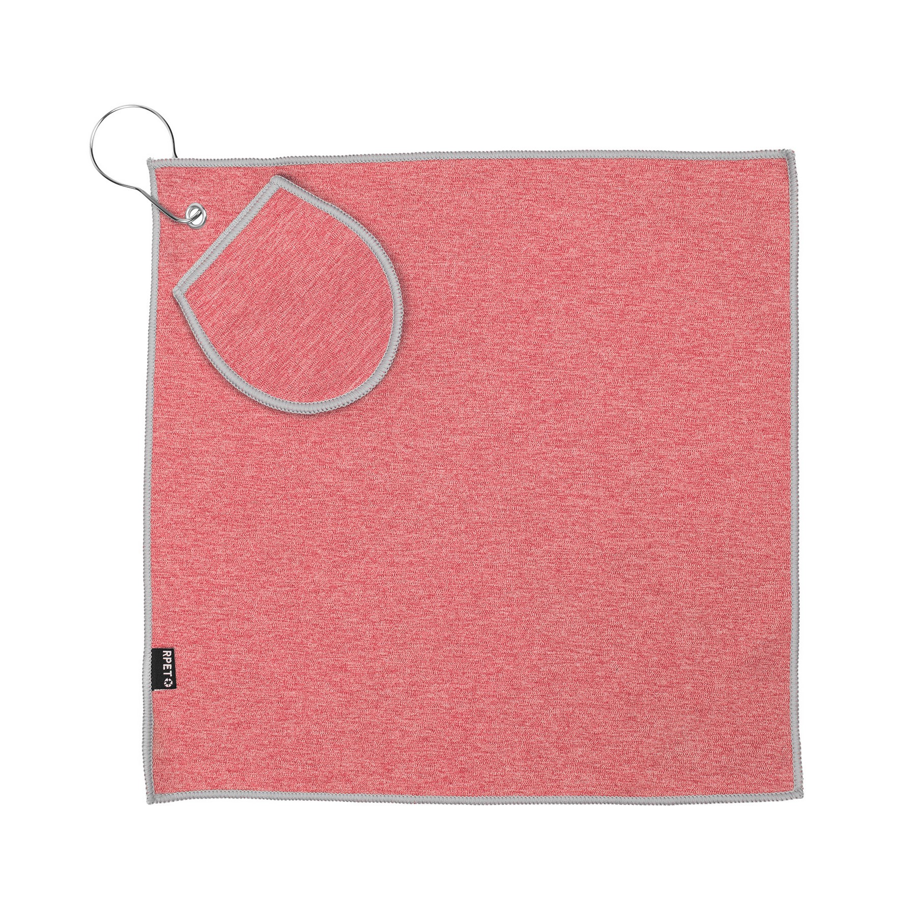 Picture of EcoCaddy rPET Golf Towel w/Ball Pouch (Factory Direct) 10-12 Weeks
