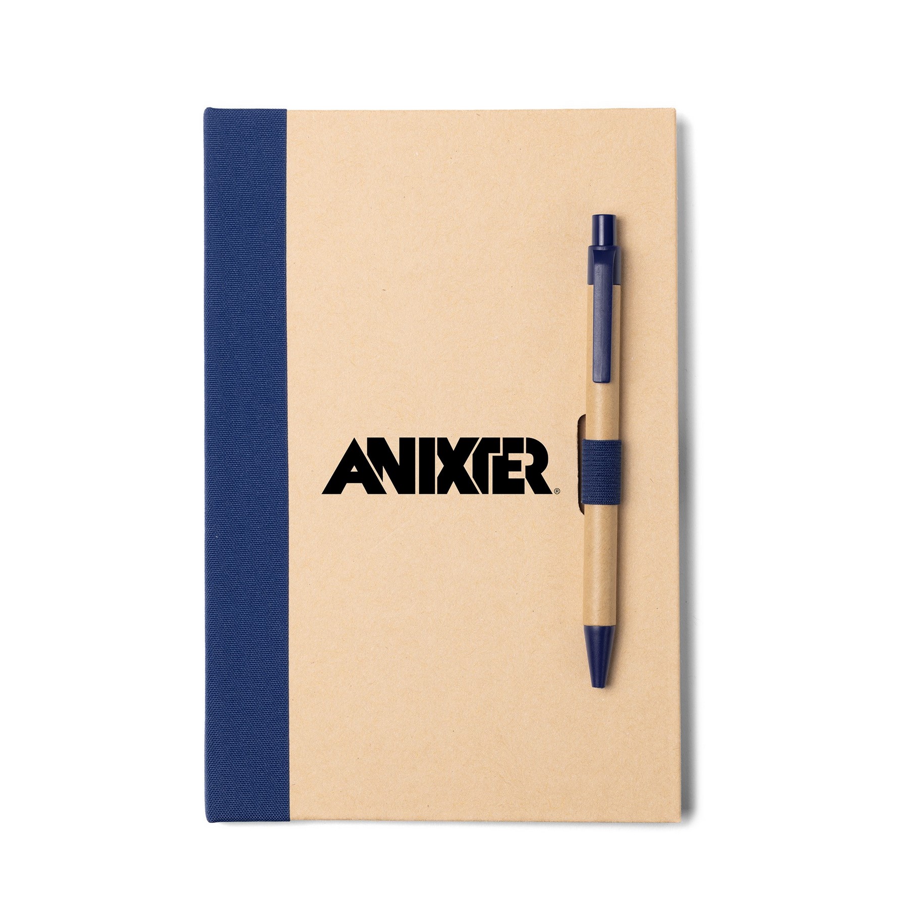 Picture of Bound Kraft Journal w/Pen Closure (Factory Direct) 10-12 Weeks