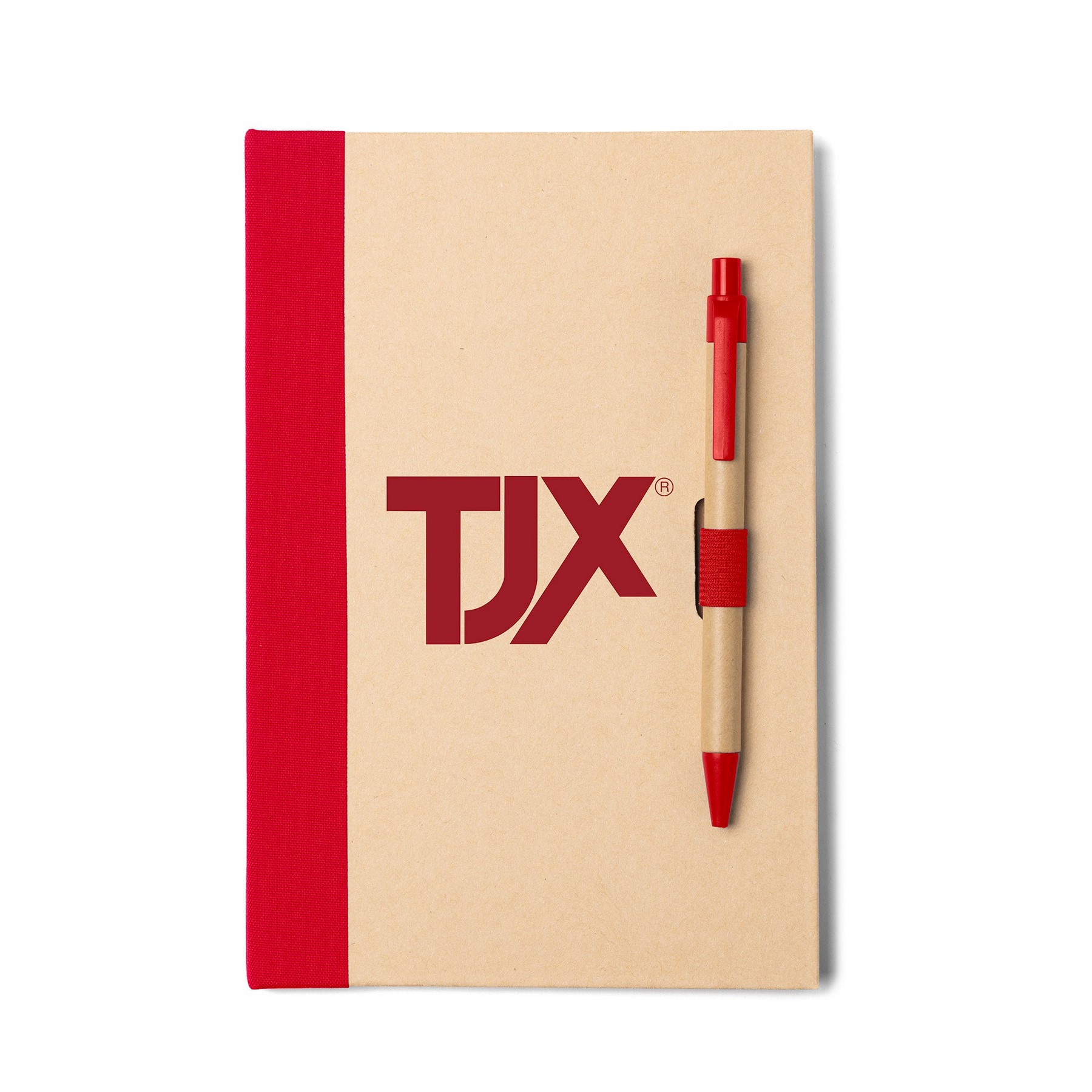 Picture of Bound Kraft Journal w/Pen Closure (Factory Direct) 10-12 Weeks