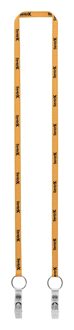 Picture of 3/8" Dual LA-214 Attachment Sublimation Lanyard (QuickShip) 18-24 Days