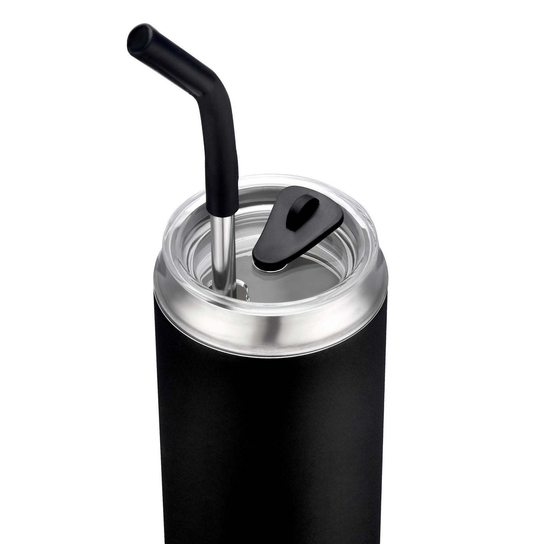 Picture of 20oz. Stainless Steel Tumbler with Dual-Use Lid and Straw