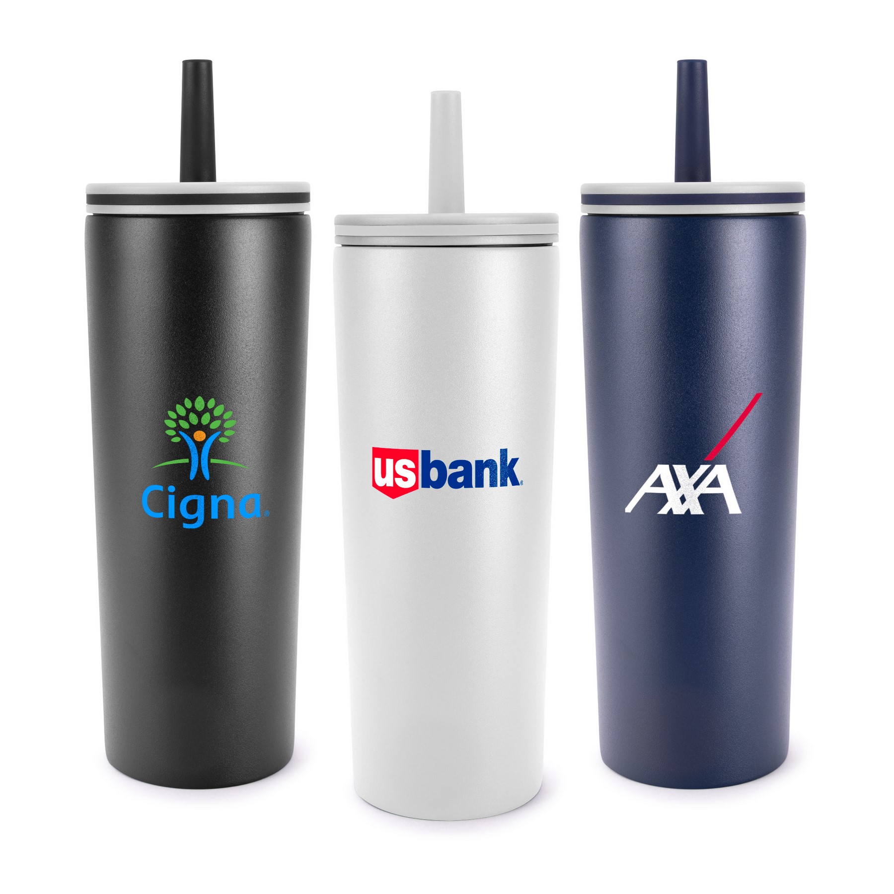 Picture of 24oz. ChillFlow Stainless Steel Mug w/Straw