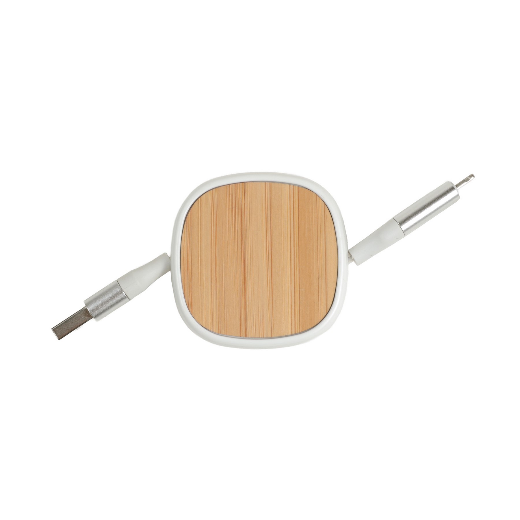Picture of BambooRetract 4-in-1 Charging Cable(Factory Direct) 10-12 Weeks