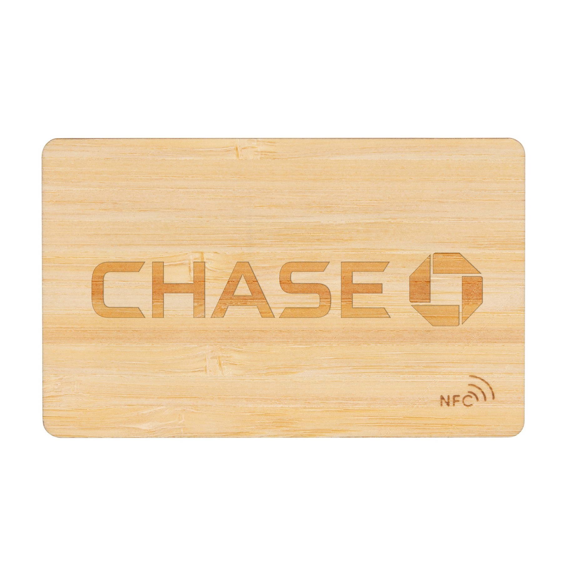 Picture of EcoTap NFC Bamboo Card (Factory Direct) 10-12 Weeks
