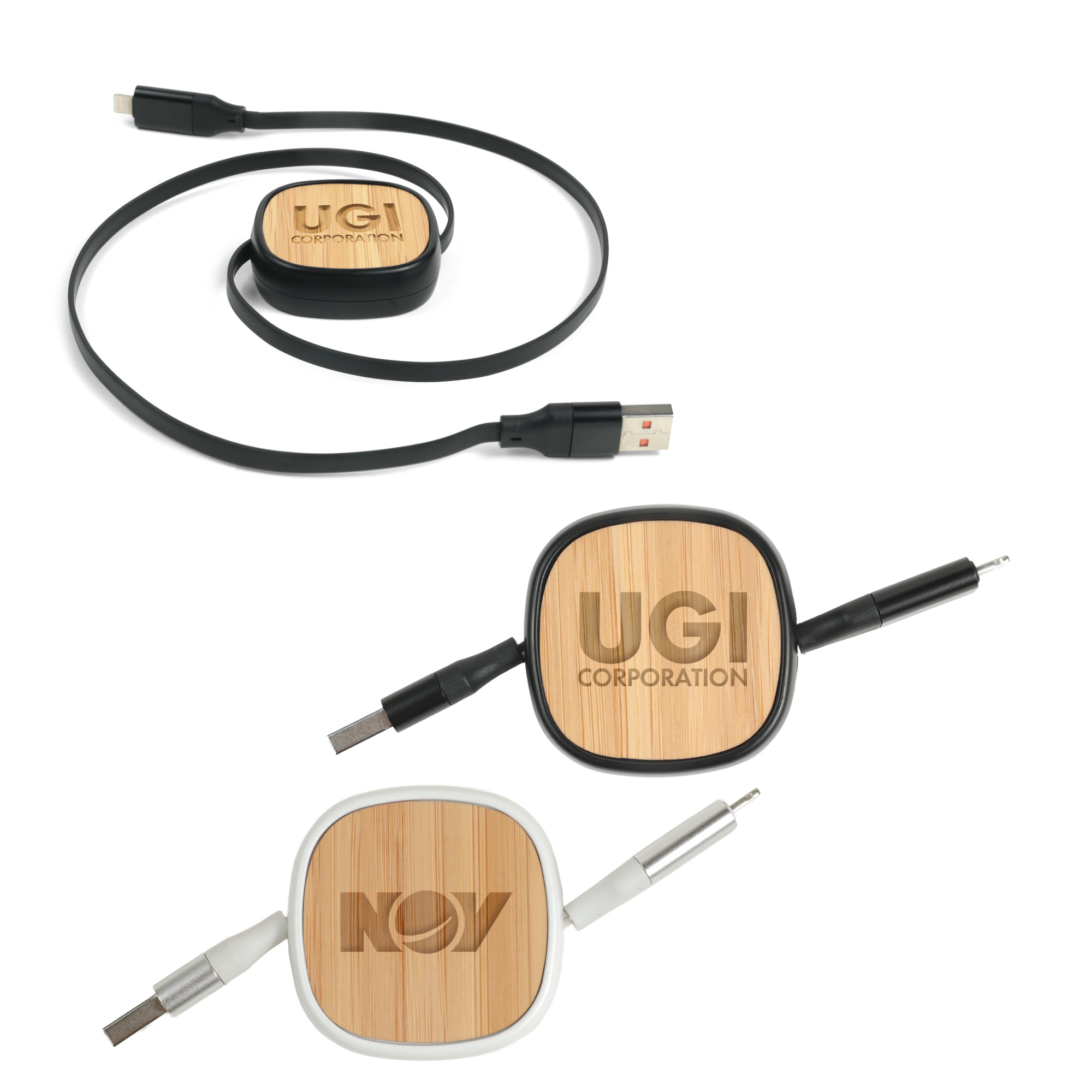 Picture of BambooRetract 4-in-1 Charging Cable