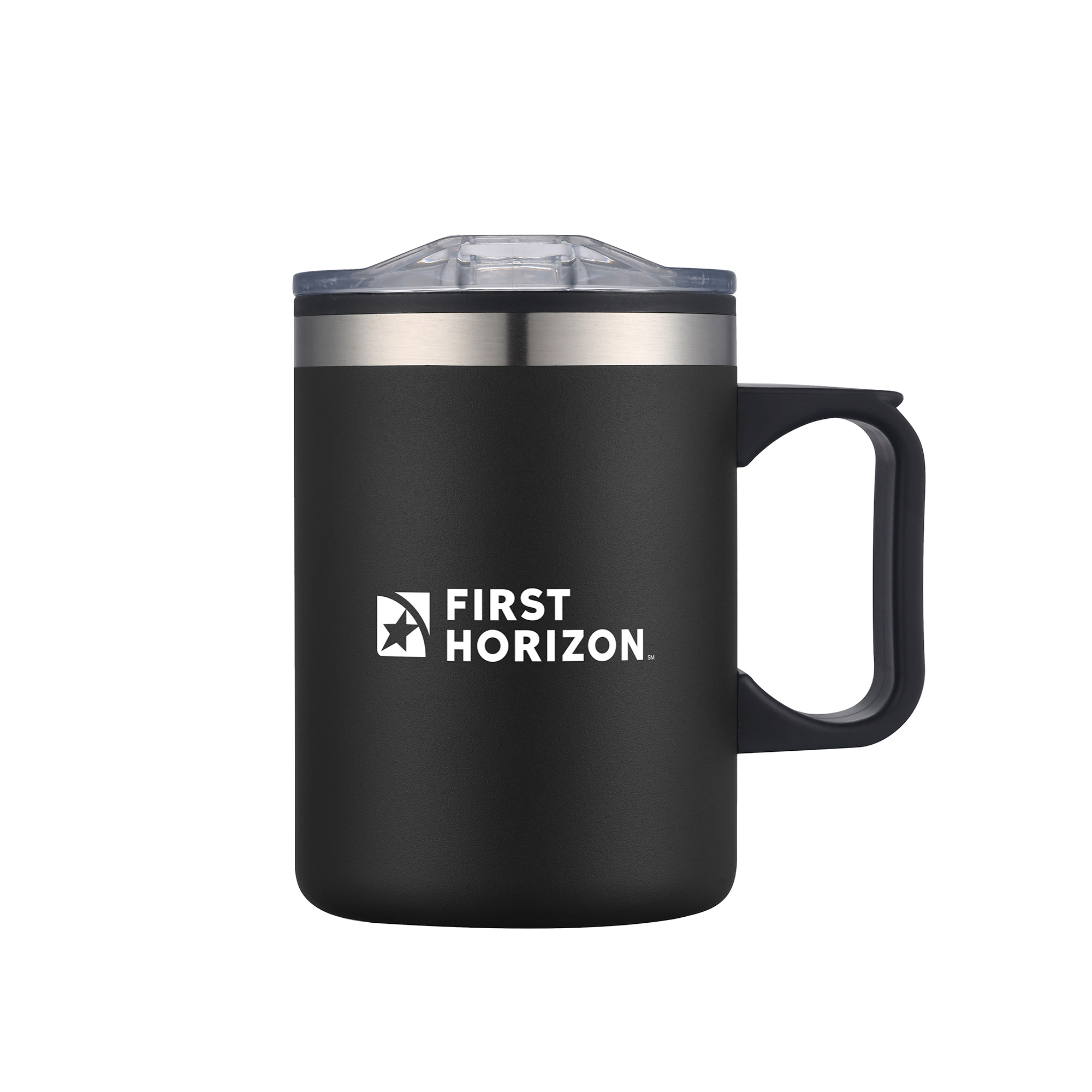 Picture of 14 Oz. Double Wall Campfire Mug w/Clear Lid