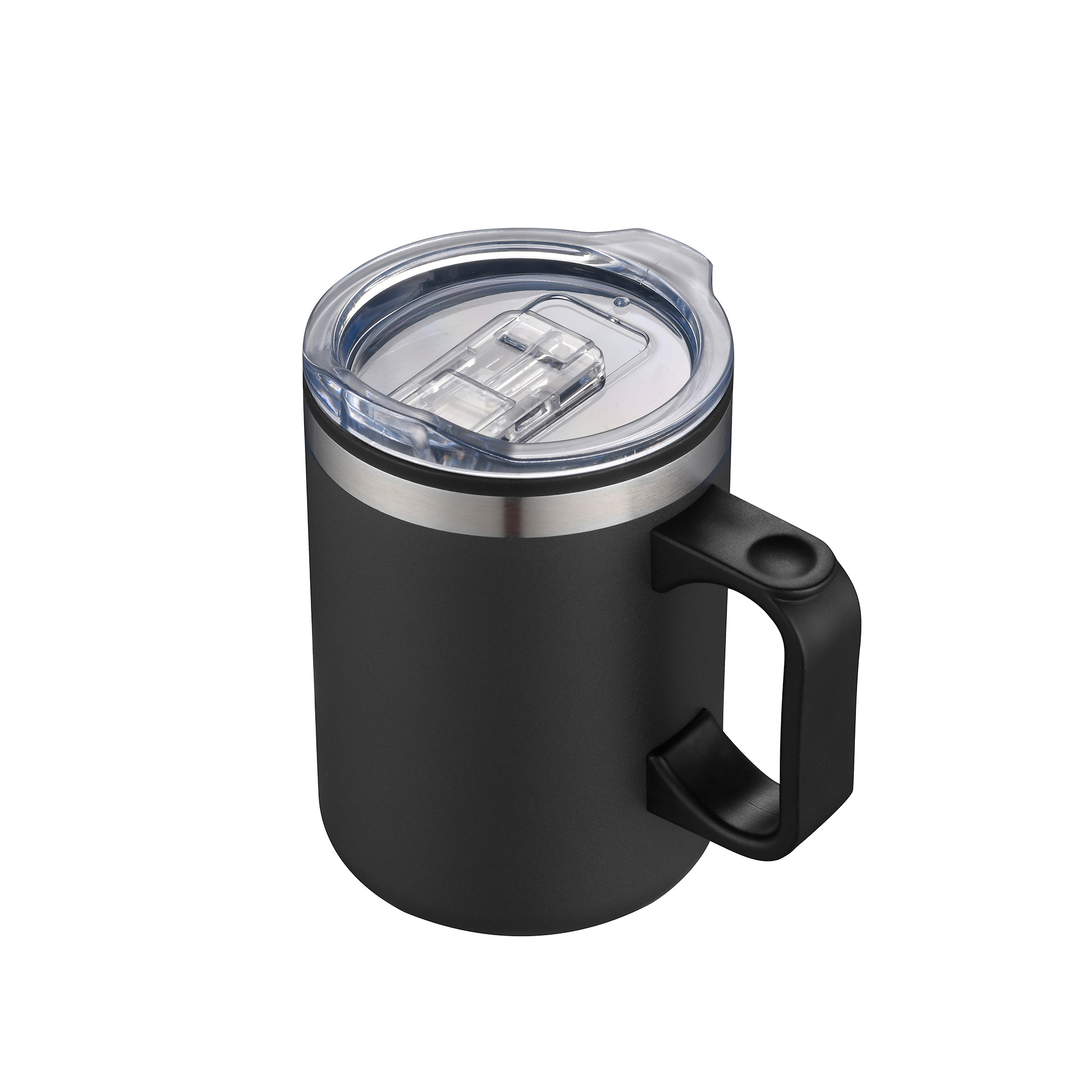 Picture of 14 Oz. Double Wall Campfire Mug w/Clear Lid