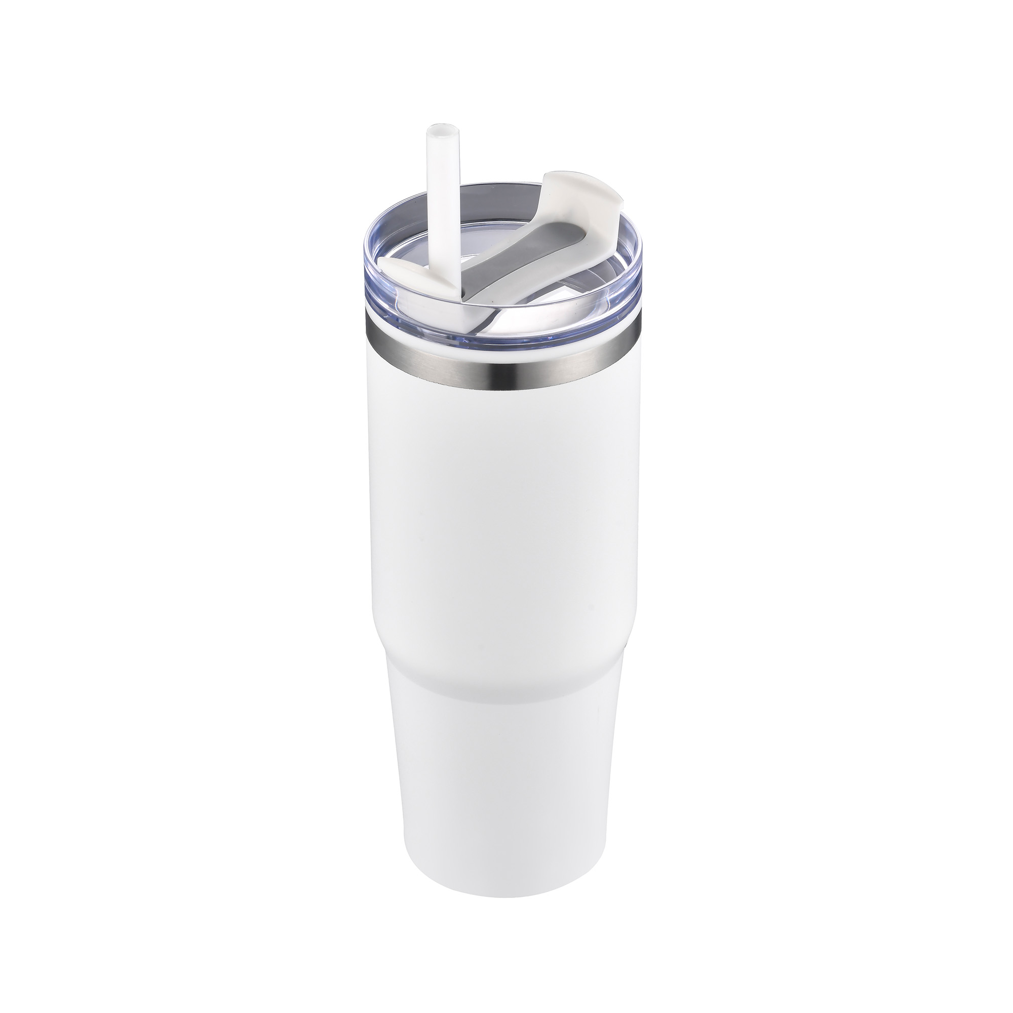 Picture of 30 Oz. Dual Wall Stainless Steel Tumbler w/Clear Lid