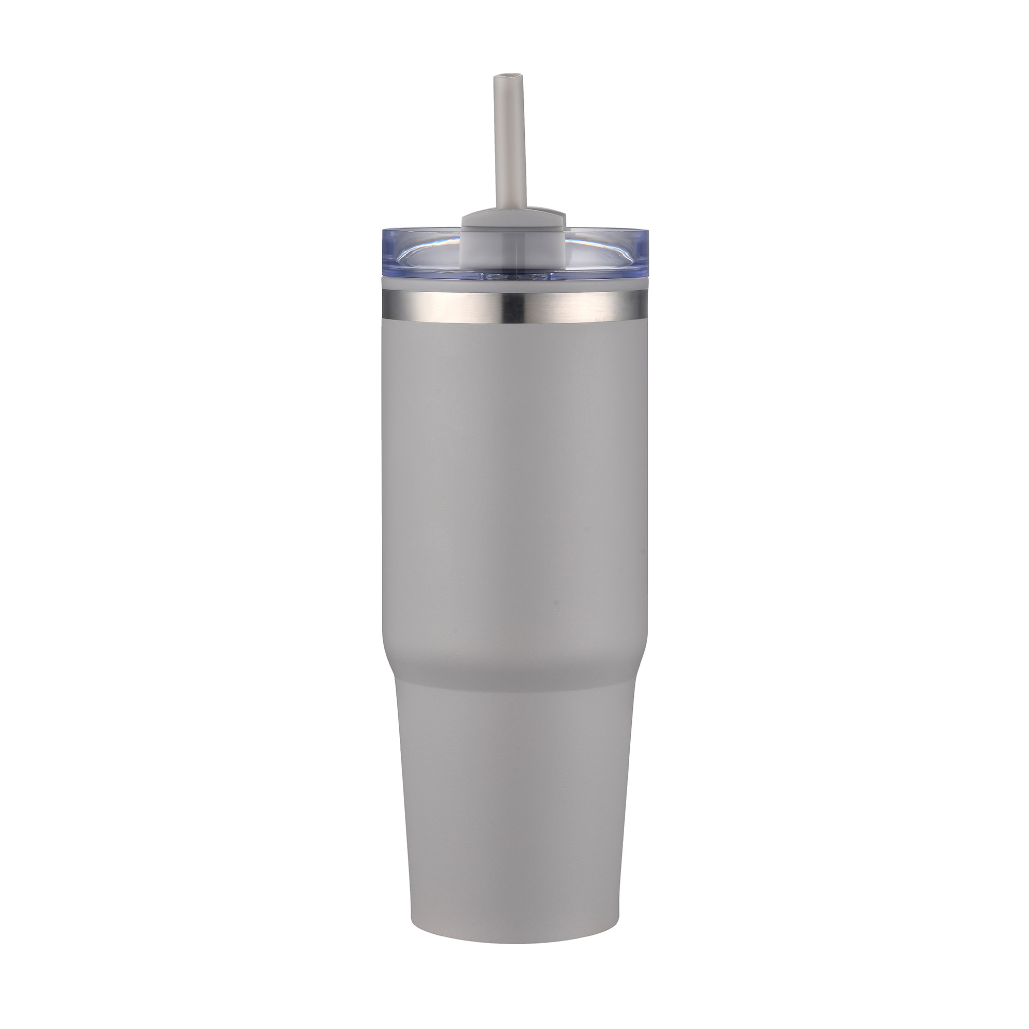 Picture of 30 Oz. Dual Wall Stainless Steel Tumbler w/Clear Lid