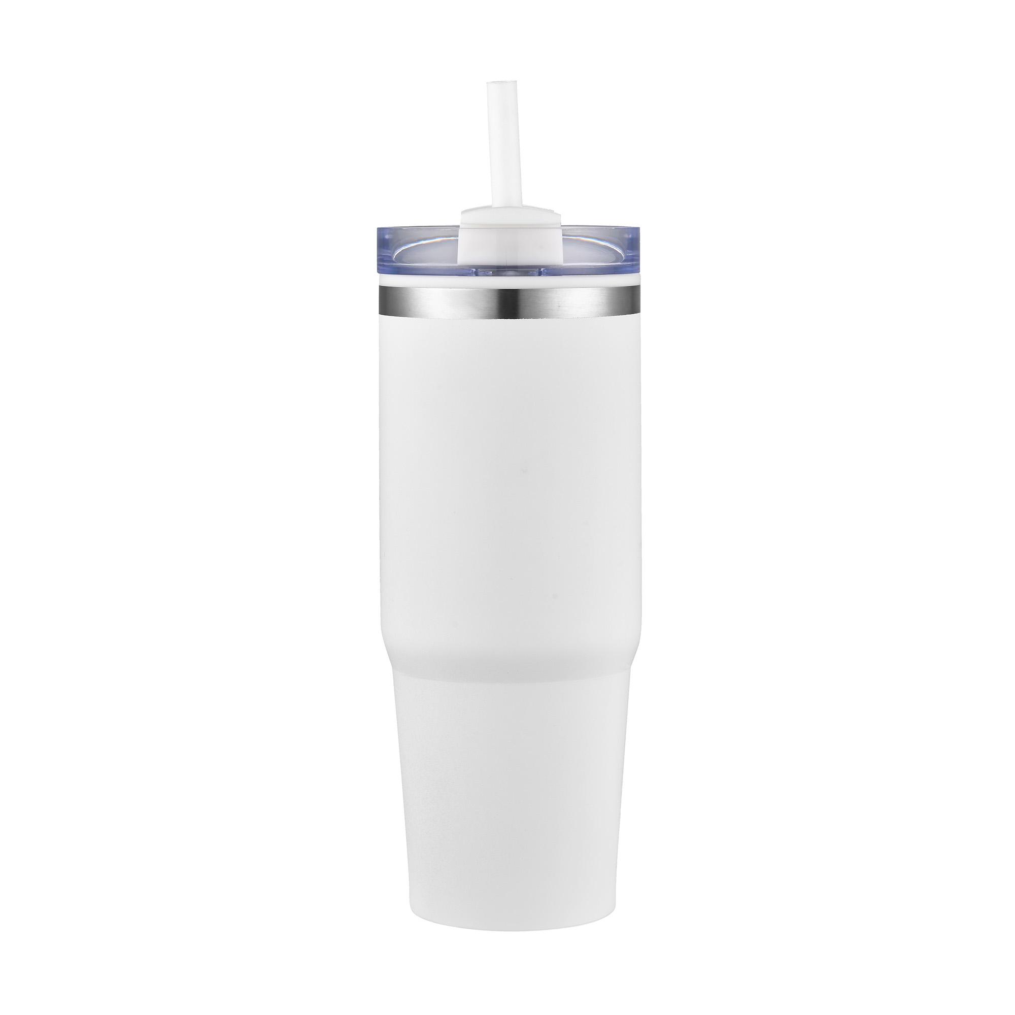 Picture of 30 Oz. Dual Wall Stainless Steel Tumbler w/Clear Lid