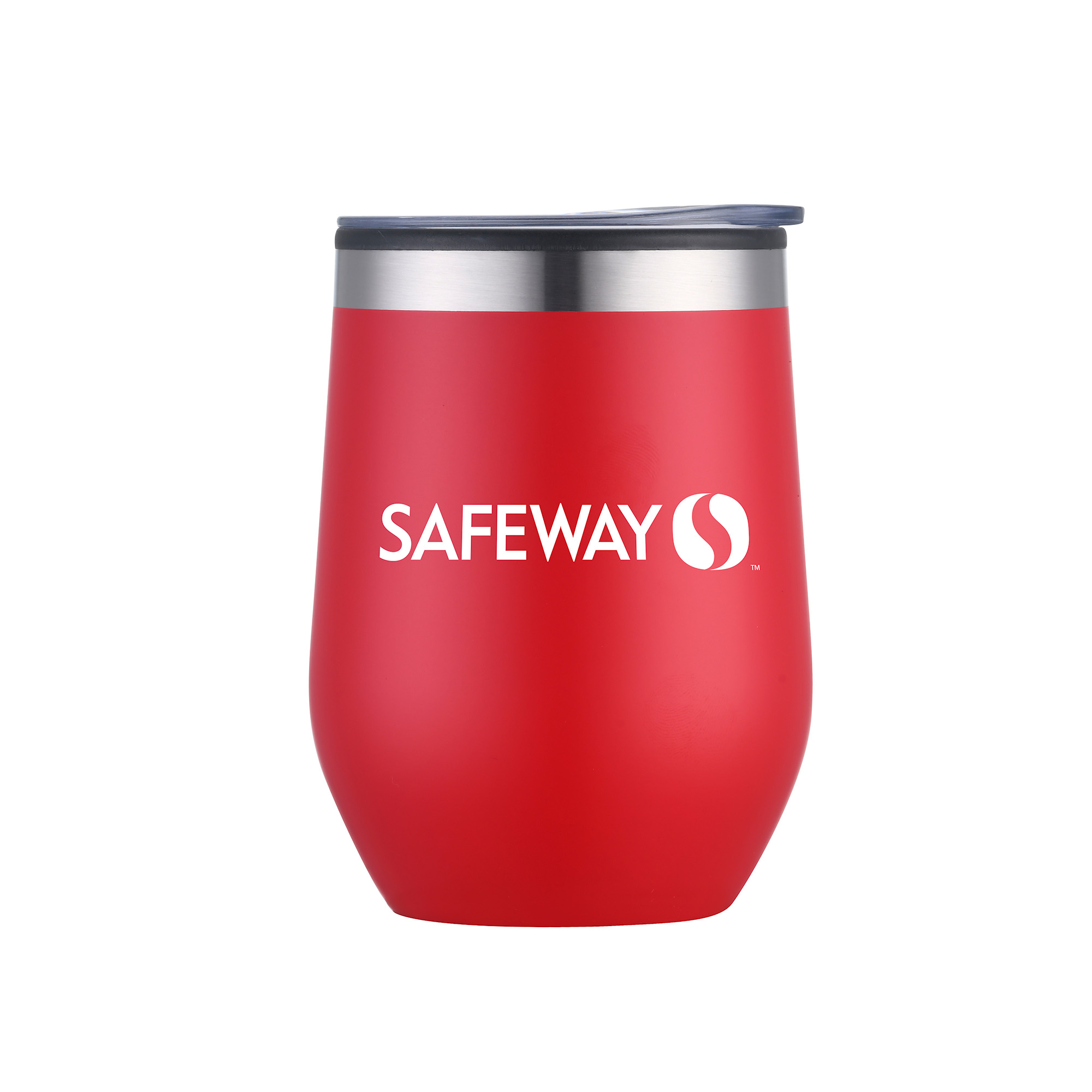 Picture of 12 Oz. Double Wall Wine Mug w/Clear Lid