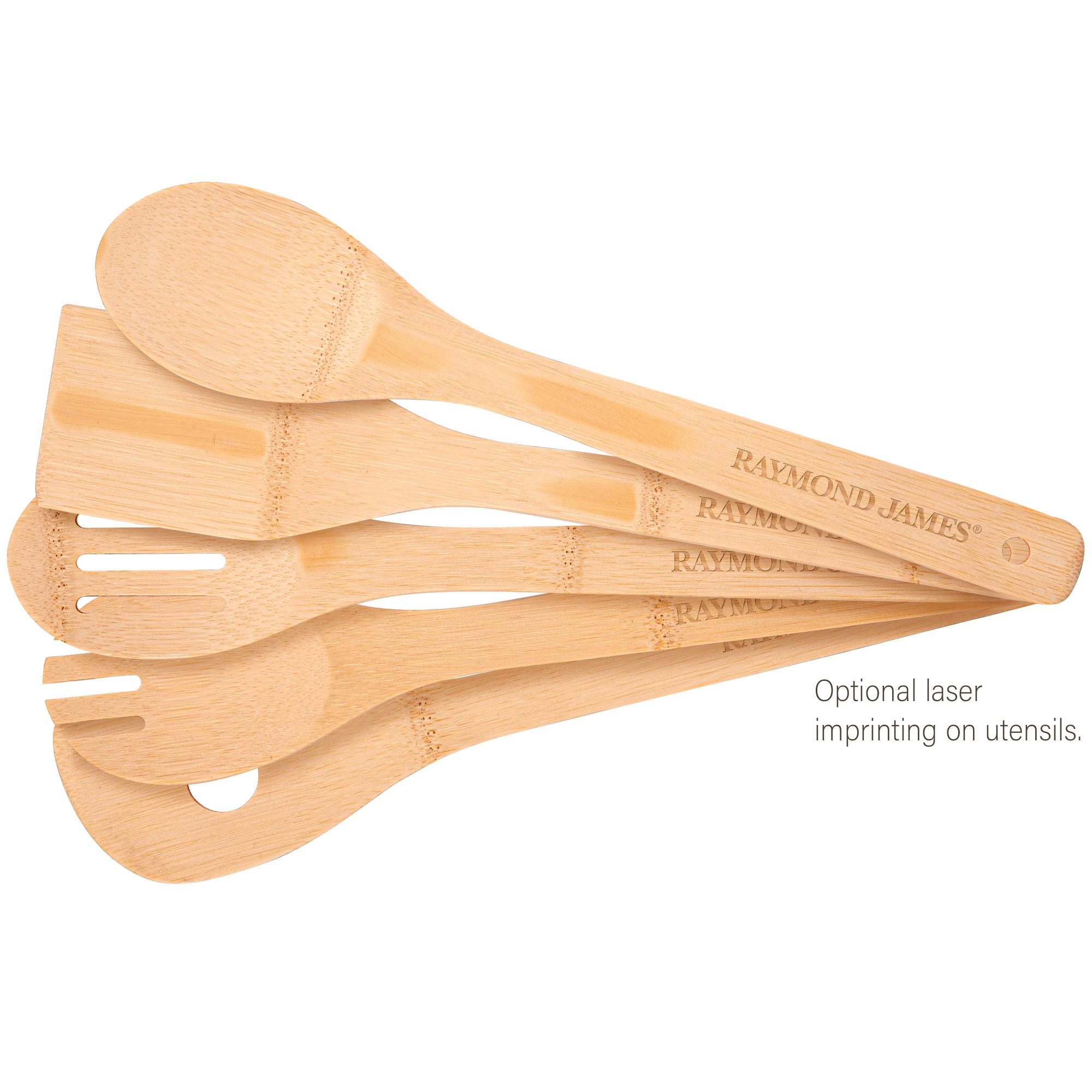 Picture of 5-Piece Bamboo Kitchen Utensil Set
